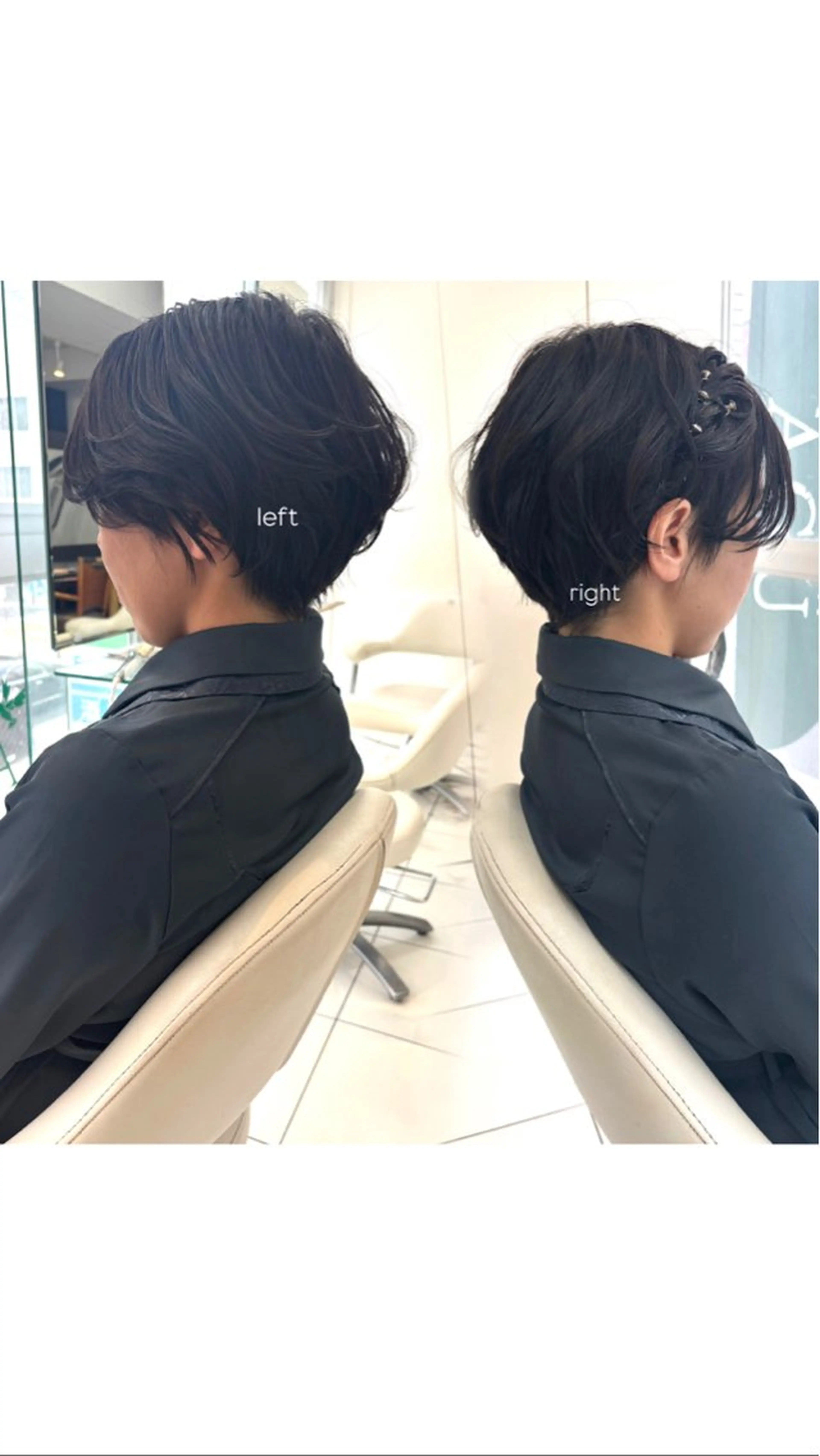 ショート ヘアセット ショートカットモデル 👗SHIZUKAのヘアスタイル