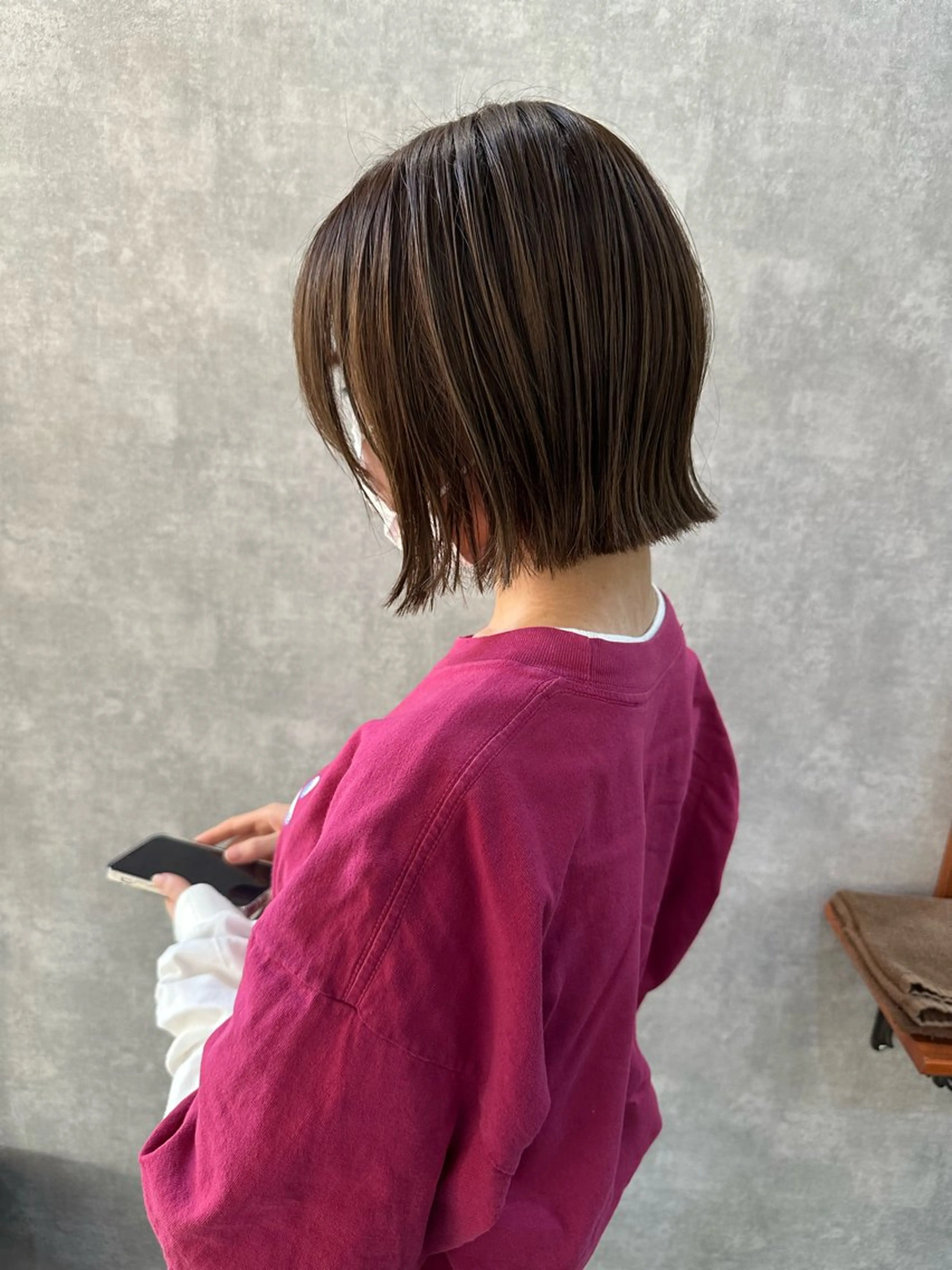 ショート 切りっぱなしボブ ショートボブ ハンサムショート 丸みショート ボブ カット ヘアカラー トリートメント C’LD hair  produce /シールドヘア所属・モテ髪/ボブ/ショー ト/アダチフウトのヘアスタイル