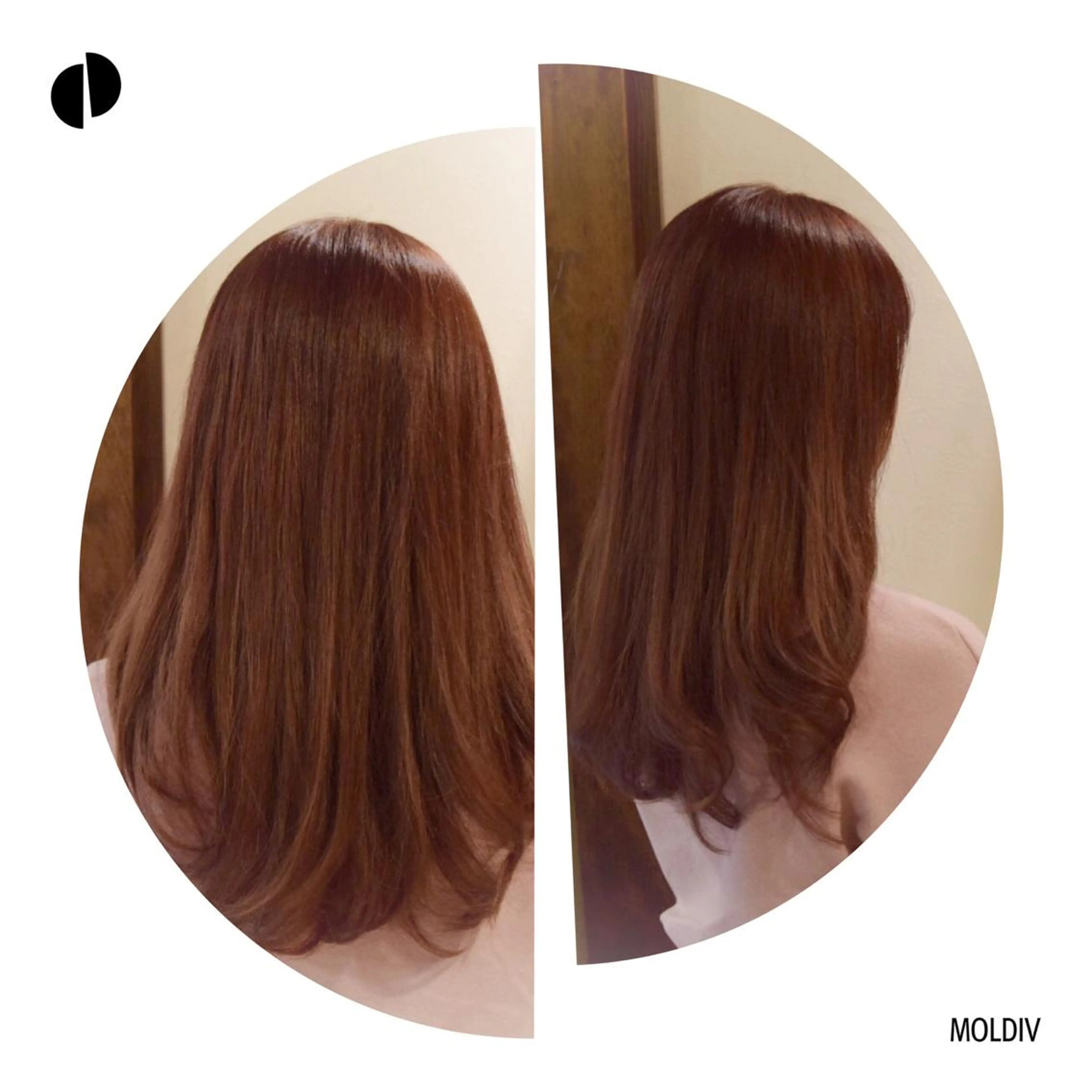 セミロング ロング カラー ブラウンカラー ハイトーンカラー ピンクカラー ピンクブラウン ✨縮毛矯正✨髪質改善 ナカシマ ユミのヘアスタイル