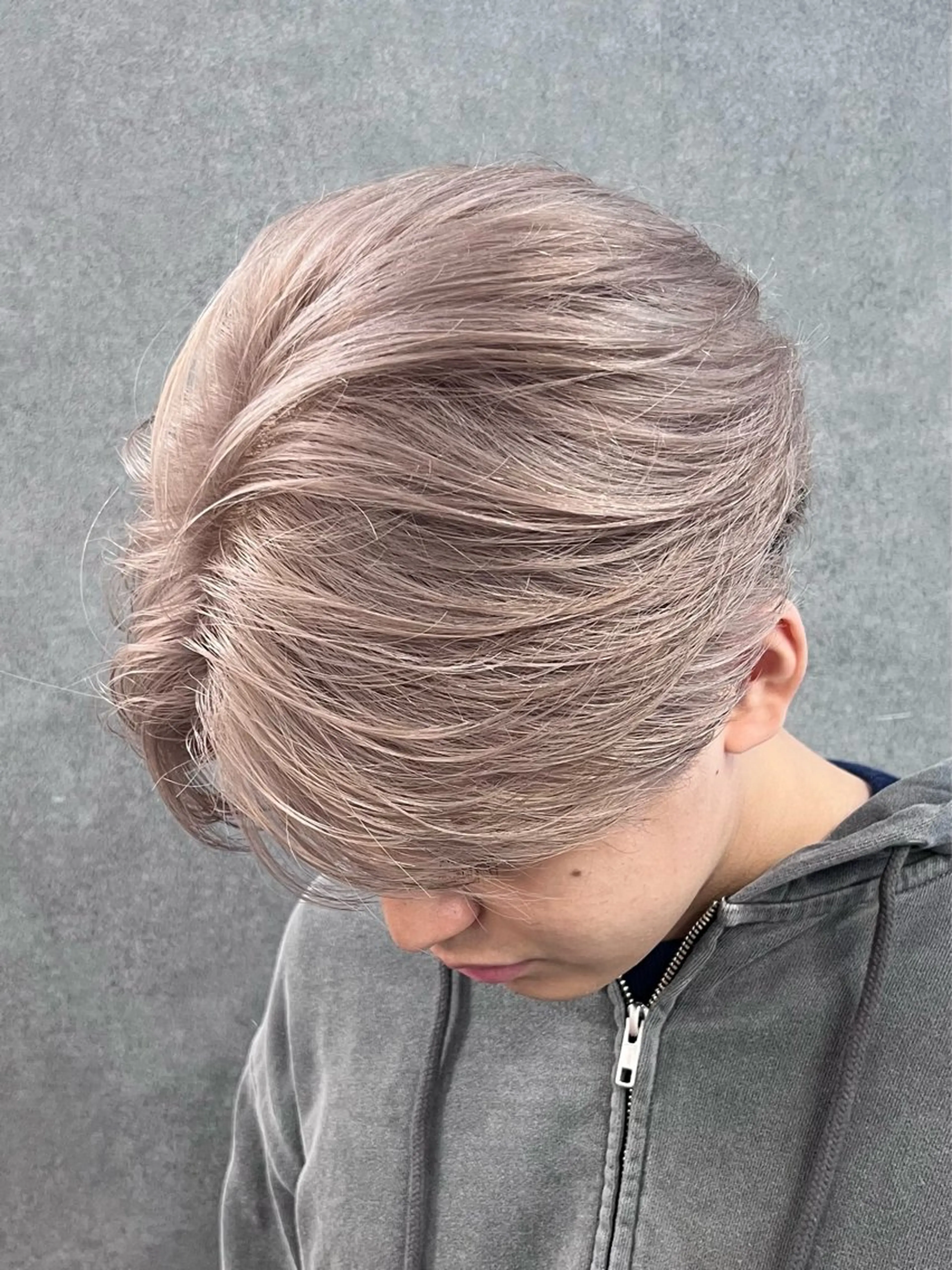 ショート ショートヘア 縮毛矯正 カット ヘアカラー AI TOKYO men's 渋谷所属・カマタ ハルキのヘアスタイル