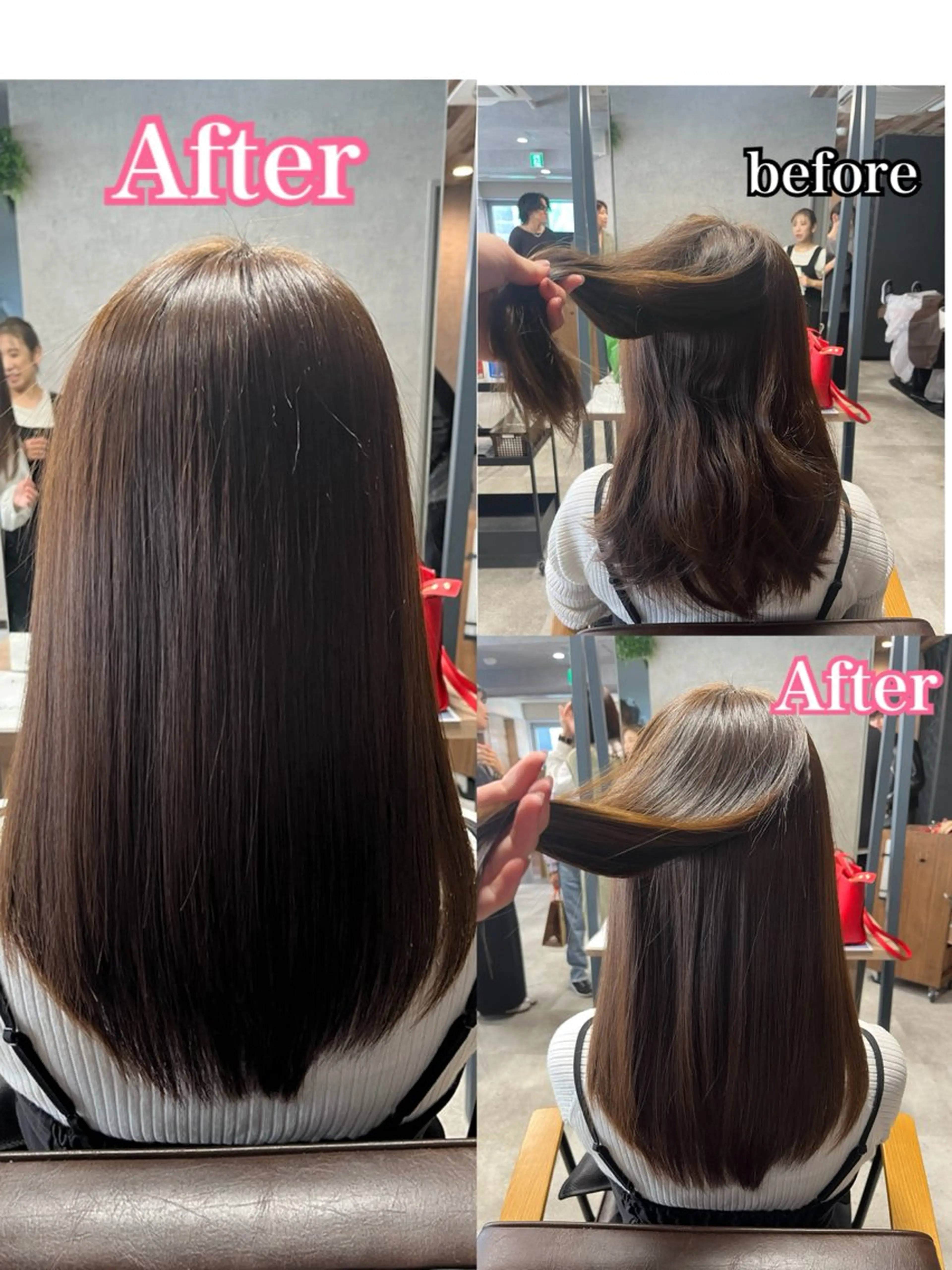 セミロング カット ヘアカラー トリートメント KAEDE🎀 ジャニオタ美容師のヘアスタイル