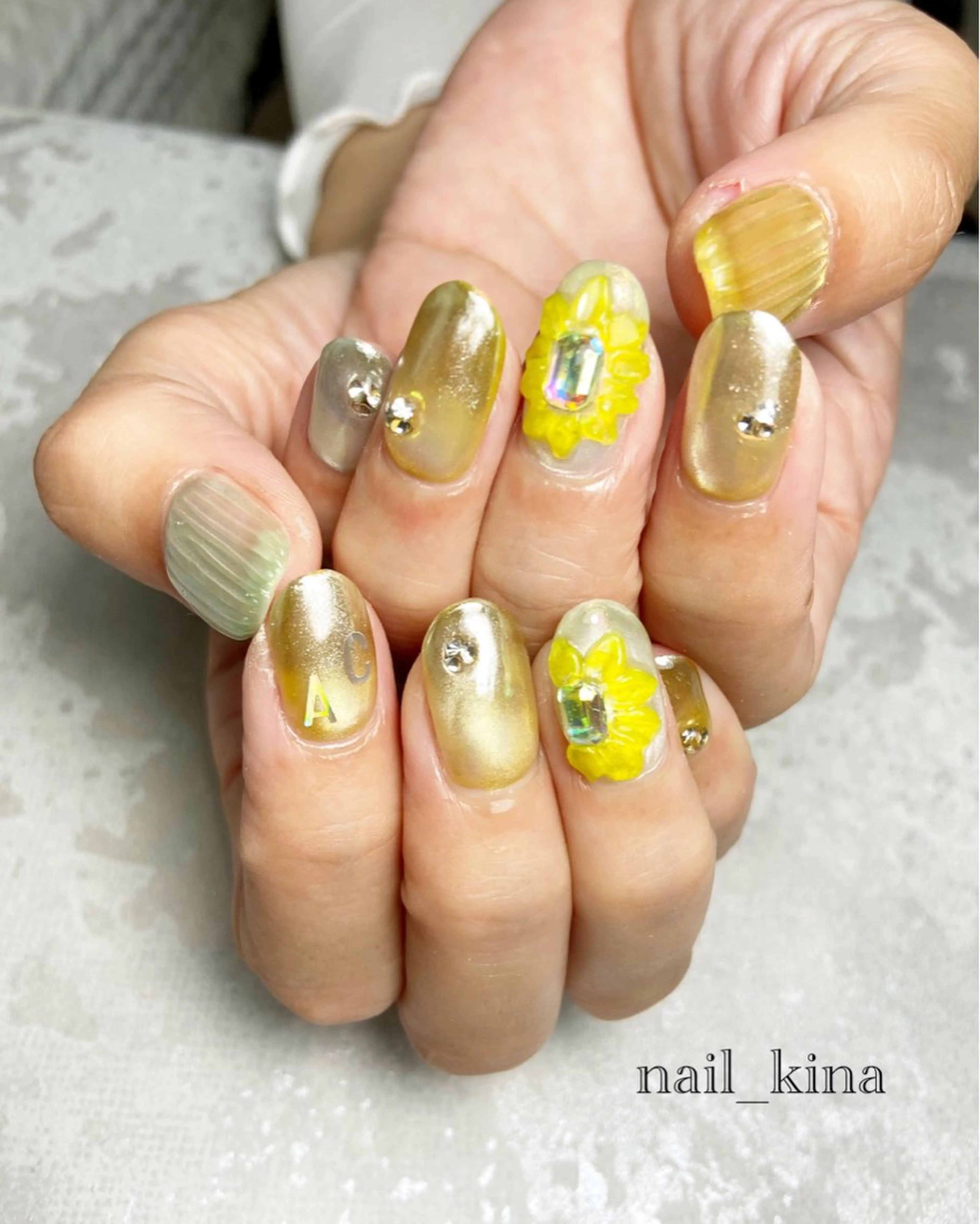 ネイル ハンドネイル nail_ kinaのネイルデザイン