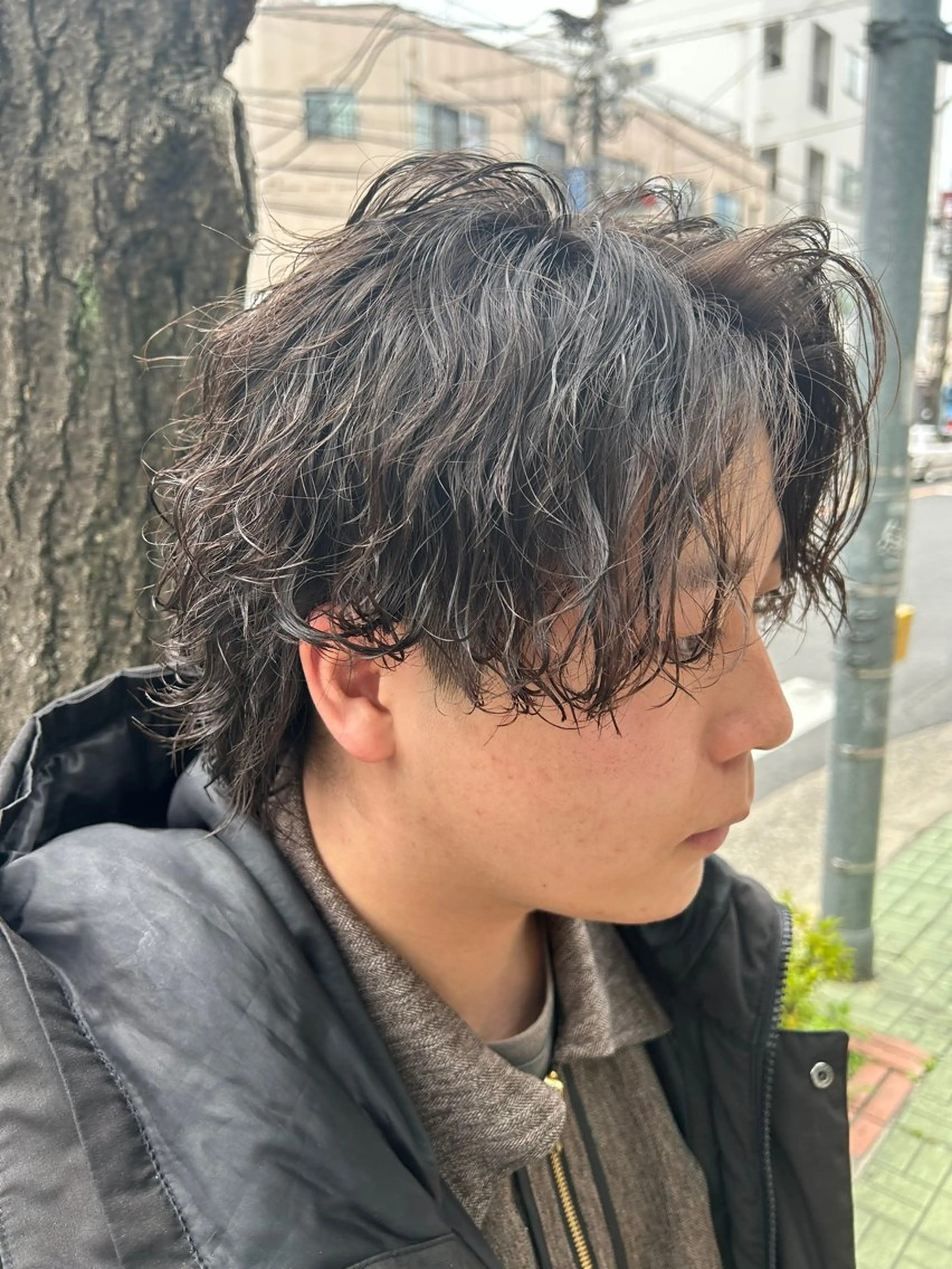 パーマ メンズ カット パーマ Oasis GaRDEN川越店所属・《メンズ特化》 足立　正寛のヘアスタイル