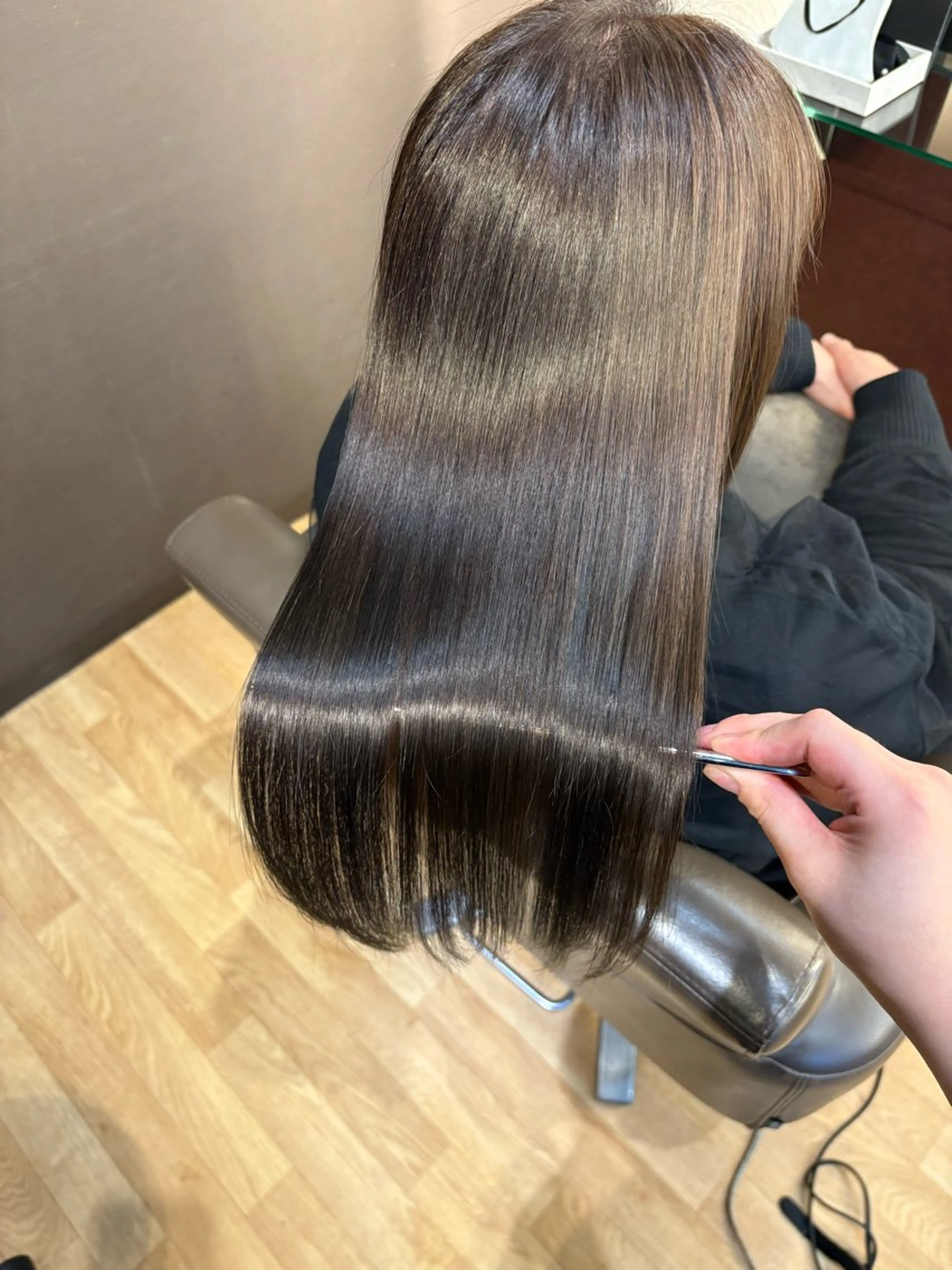 ミディアム 髪質改善 トリートメント ヘアカラー ayano ⭐︎のヘアスタイル