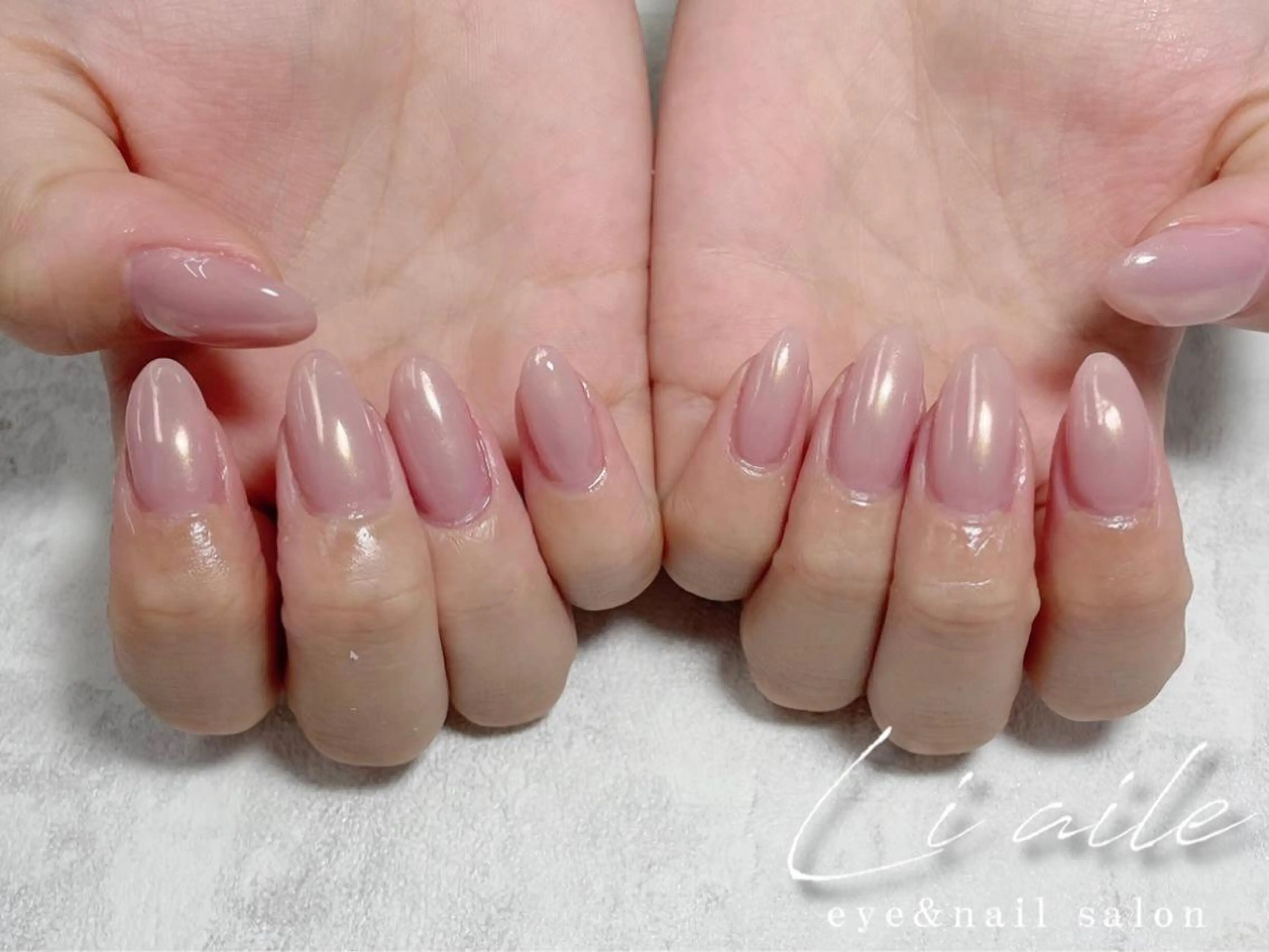ネイル オーロラネイル ミラーネイル ワンホンネイル Li aile - eye&nailsalon -所属・Li aile 【リエル】上本町店のネイルデザイン