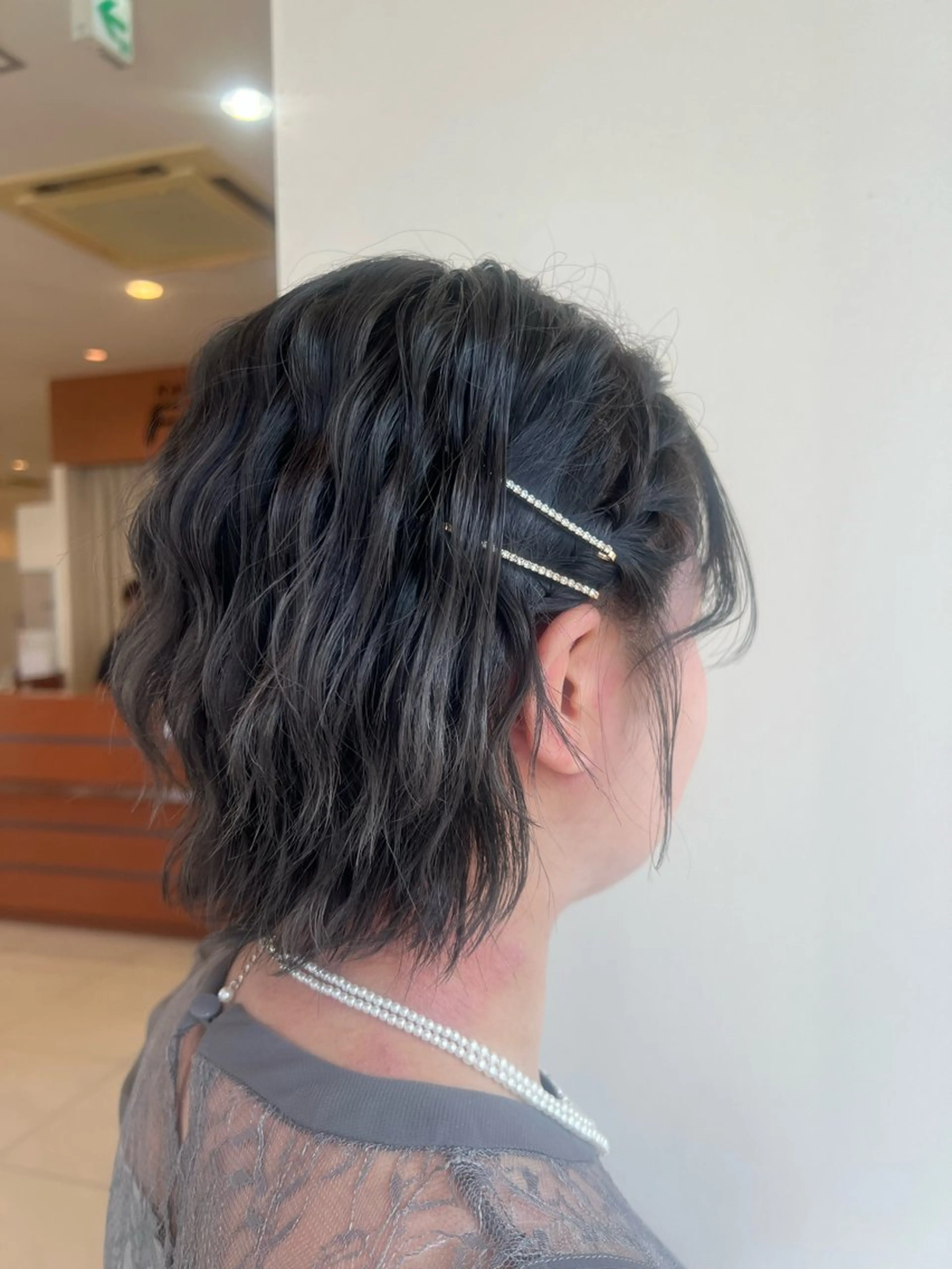 ショート ヘアアレンジ 結婚式・ブライダル 友田 未来のヘアスタイル
