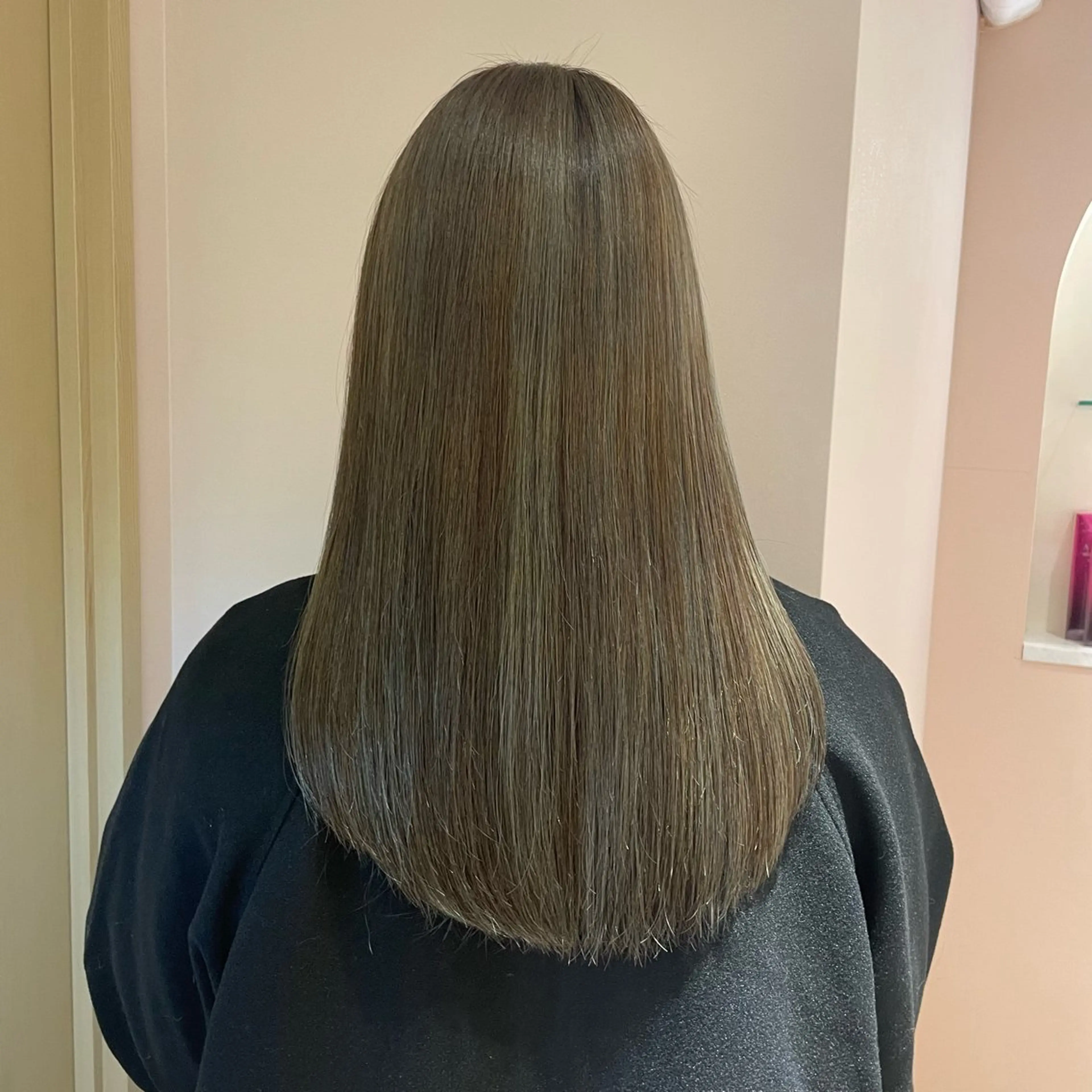 ロング ヘアカラー トリートメント ヘッドスパ マホ/日吉/髪質改善 /レイヤー/ガーリーのヘアスタイル