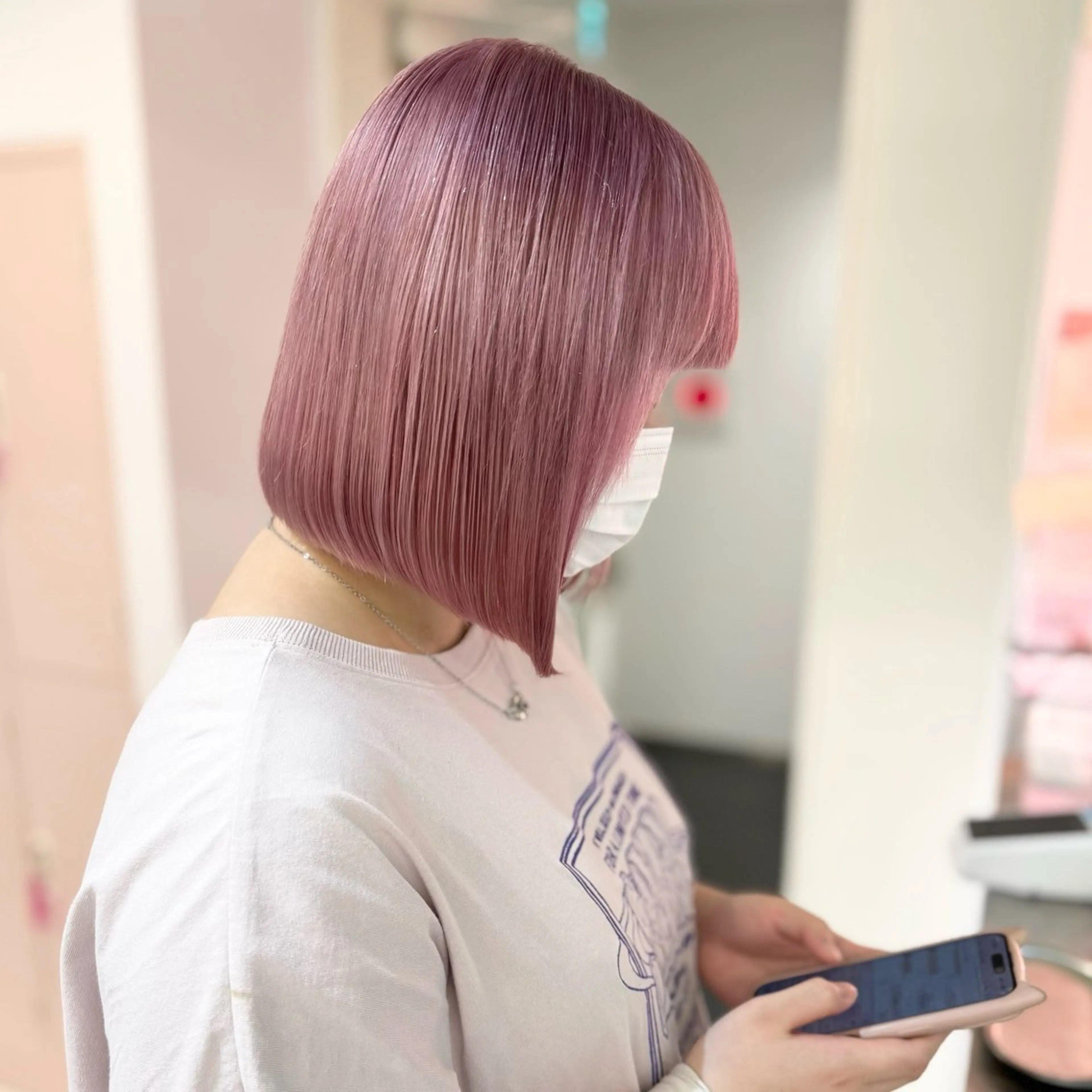 カラー 上品うるツヤ韓国ヘア 🤍Hanaのヘアスタイル