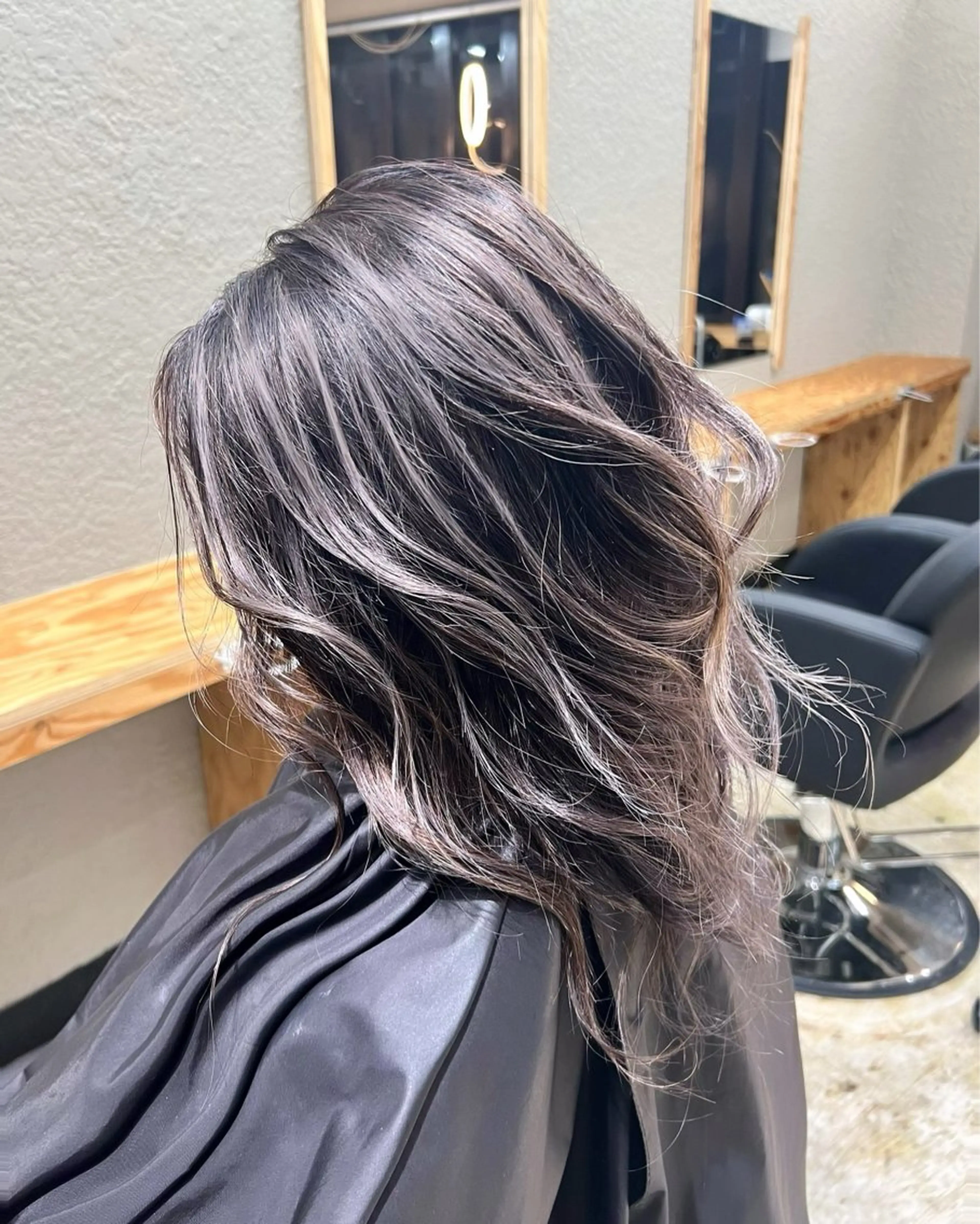 ミディアム カラー カット ヘアカラー トリートメント 💖難波レイヤー カット💖ツバサのヘアスタイル