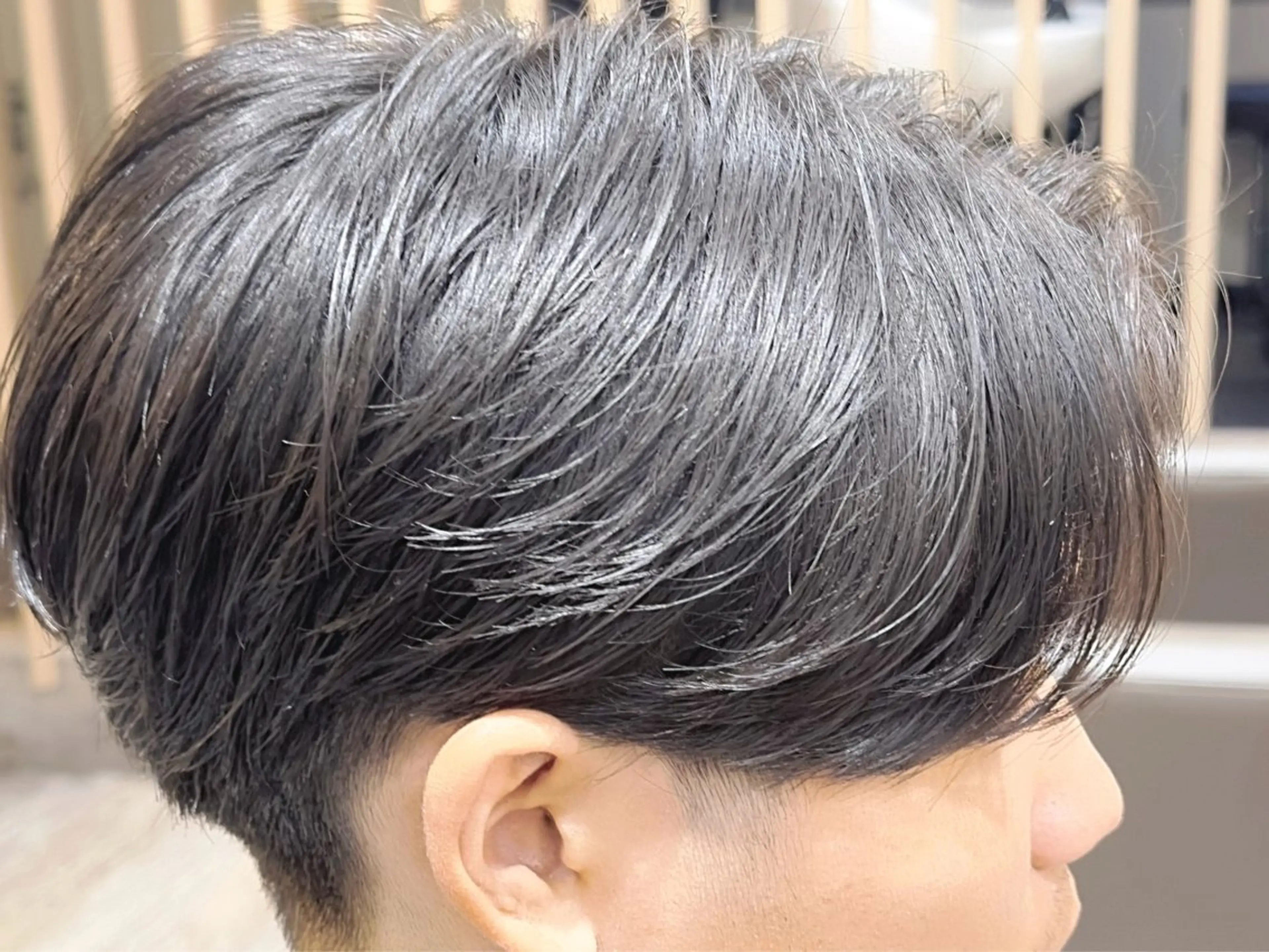 メンズ カット パーマ 【メンズパーマ】比嘉 啓人のヘアスタイル
