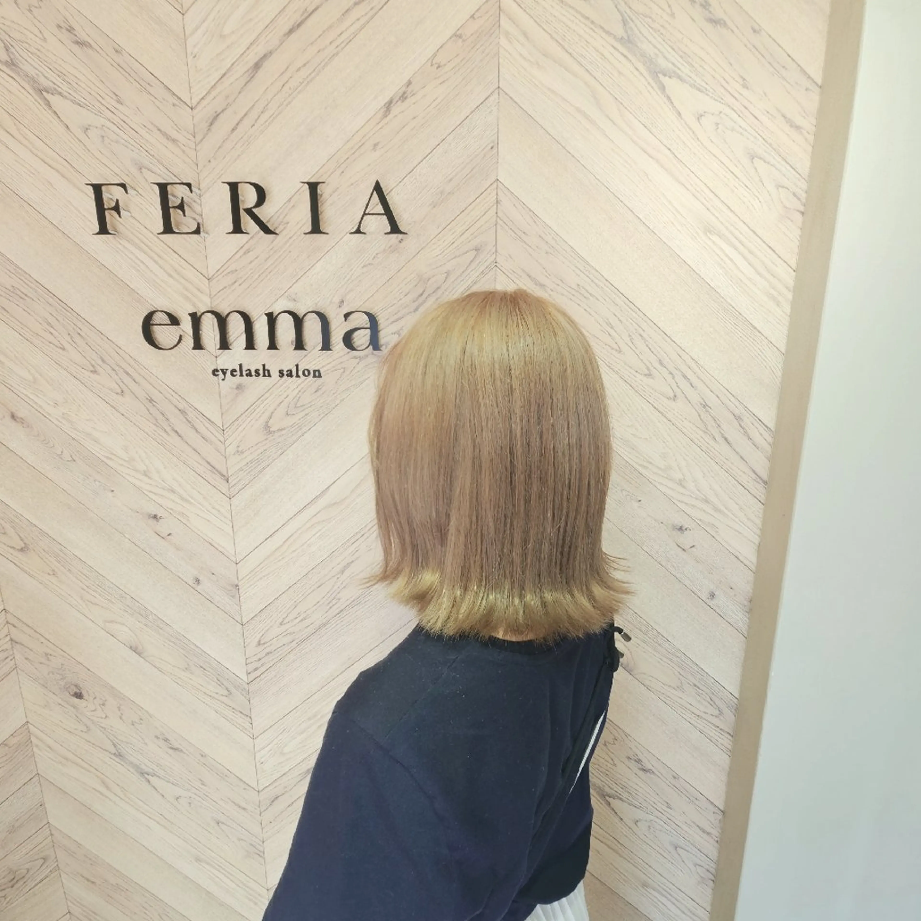 ミディアム ヘアカラー FERIAあべの 🎀中野まや🎀のヘアスタイル
