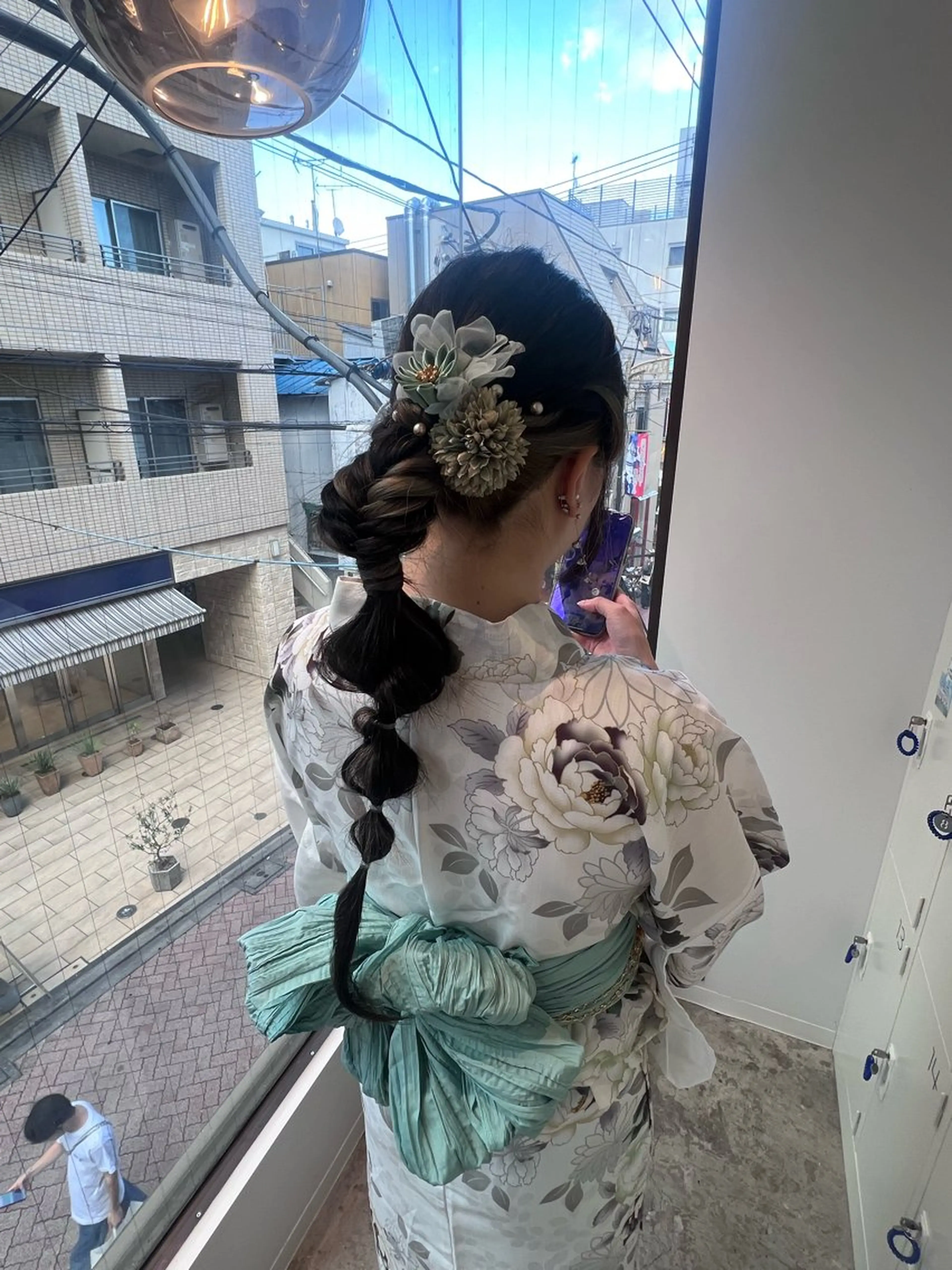ヘアアレンジ 浴衣 着付け suzuna 🫧のヘアスタイル