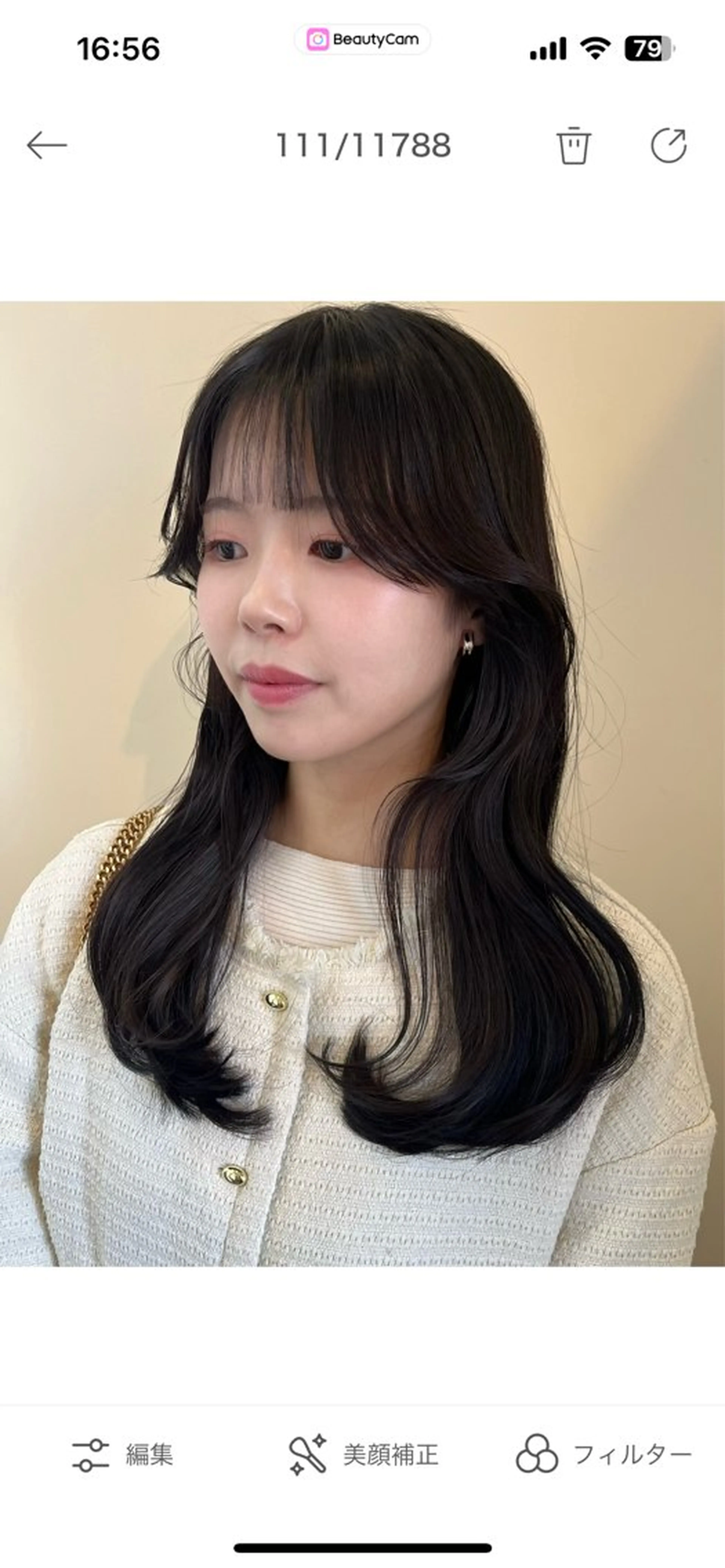 セミロング カラー 透明感カラー くびれヘア 顔周りカット 韓国風ヘア レイヤーカット カット ヘアカラー トリートメント レイヤーカット /　工藤雄大のヘアスタイル