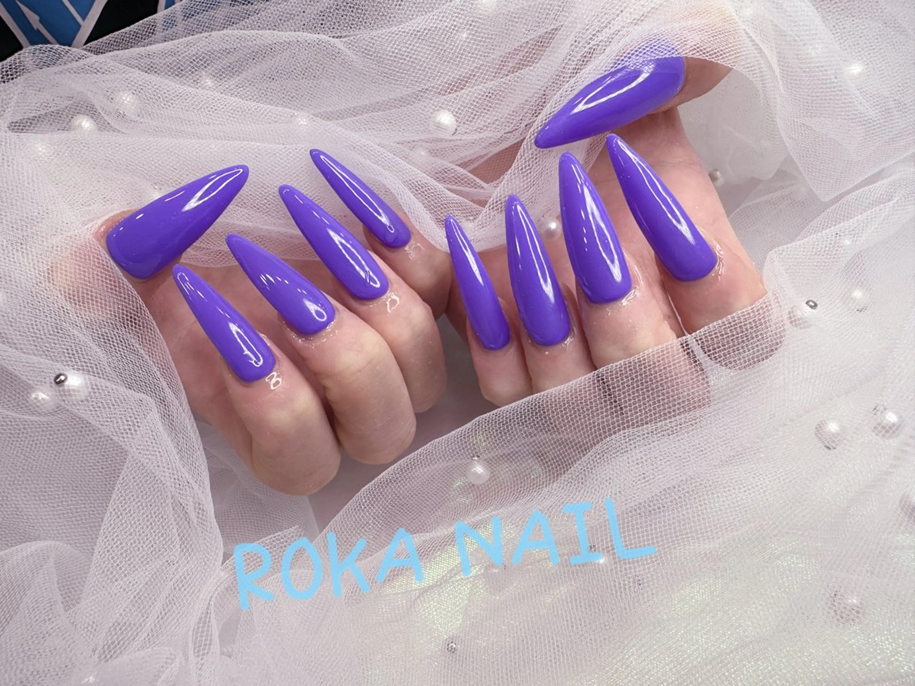 ネイル ハンドネイル 長さだし専門店 ROKANAILのネイルデザイン