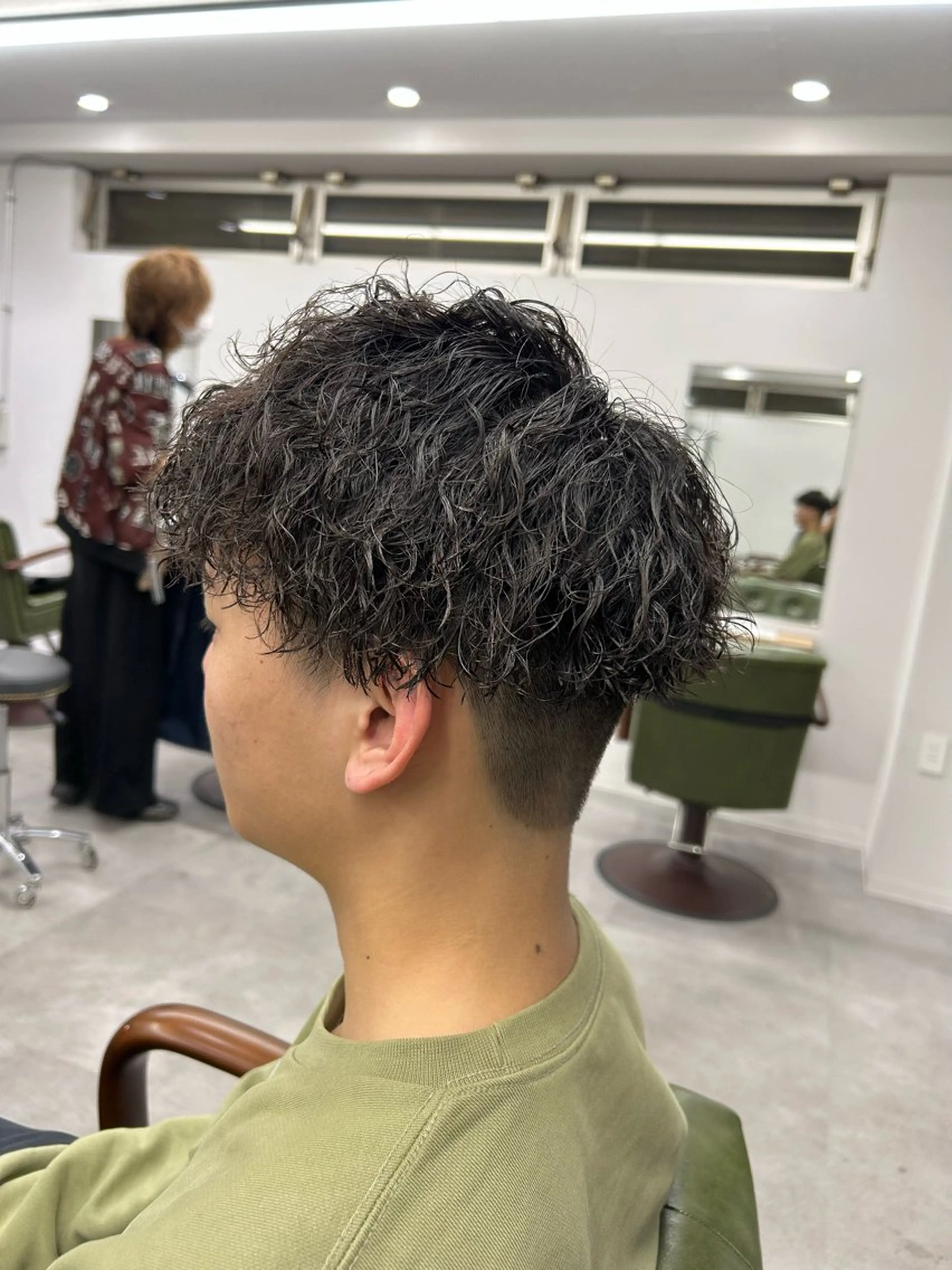 パーマ メンズ メンズパーマ ツイストスパイラルパーマ スパイラルパーマ カット パーマ トリートメント SHAFT Ieiriのヘアスタイル