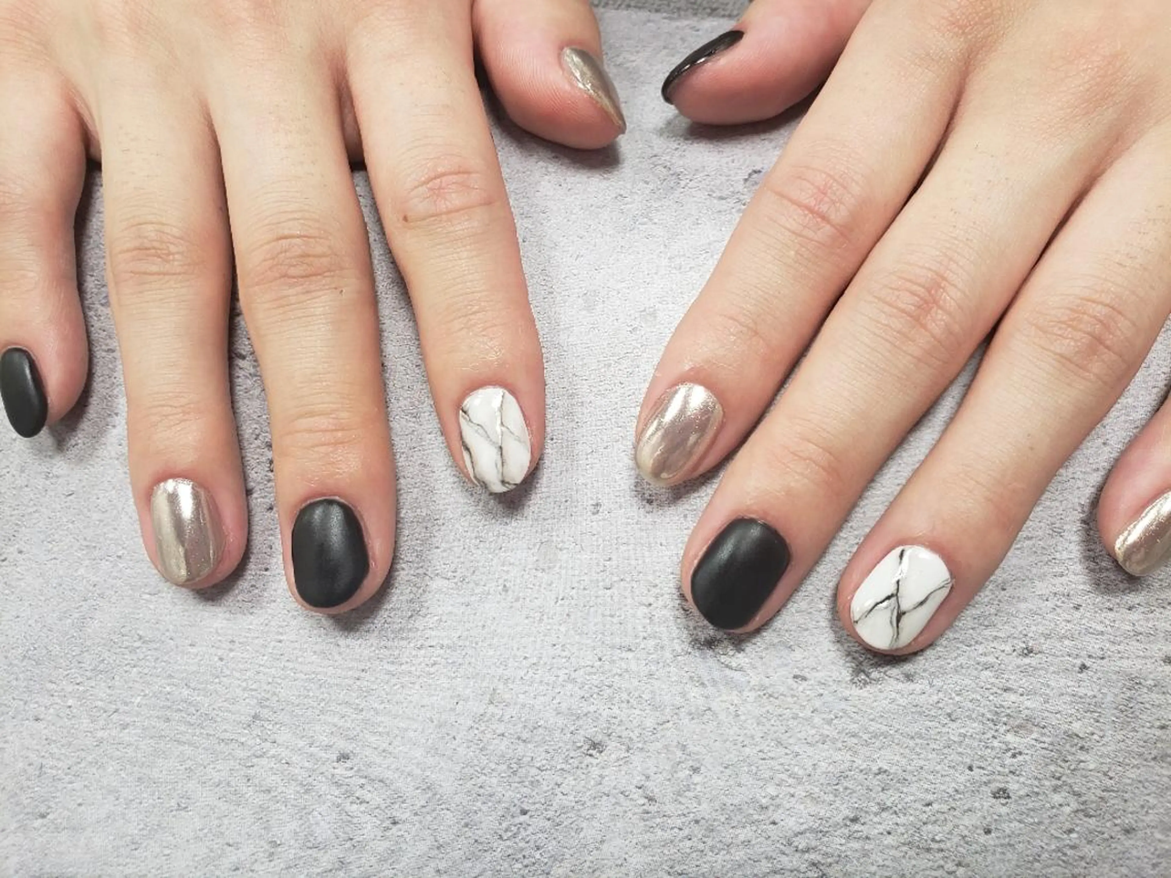 ネイル ジェルネイル メンズネイル MU5-nail 金山ネイルサロンのネイルデザイン