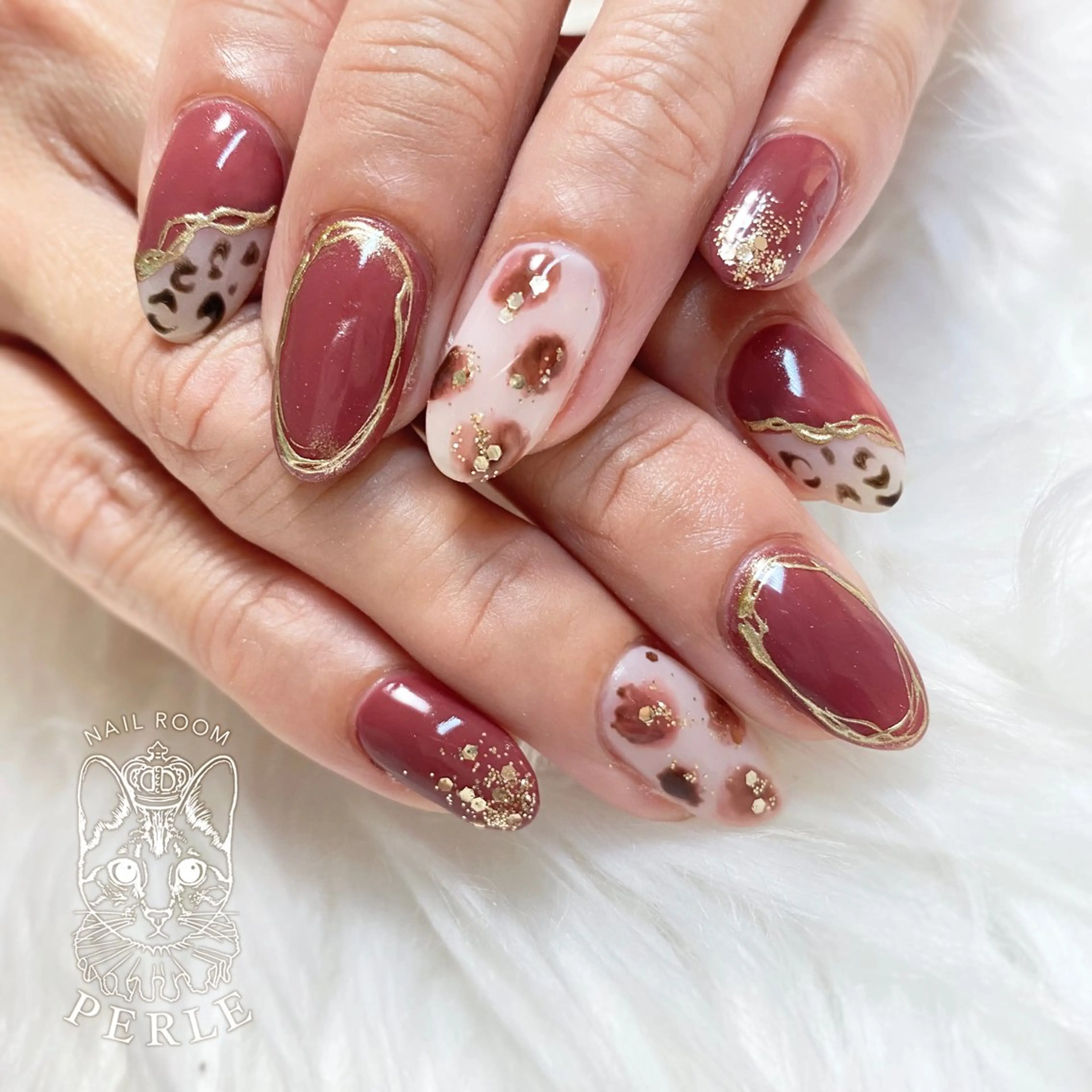 ネイル ハンドネイル nail room Perleのネイルデザイン