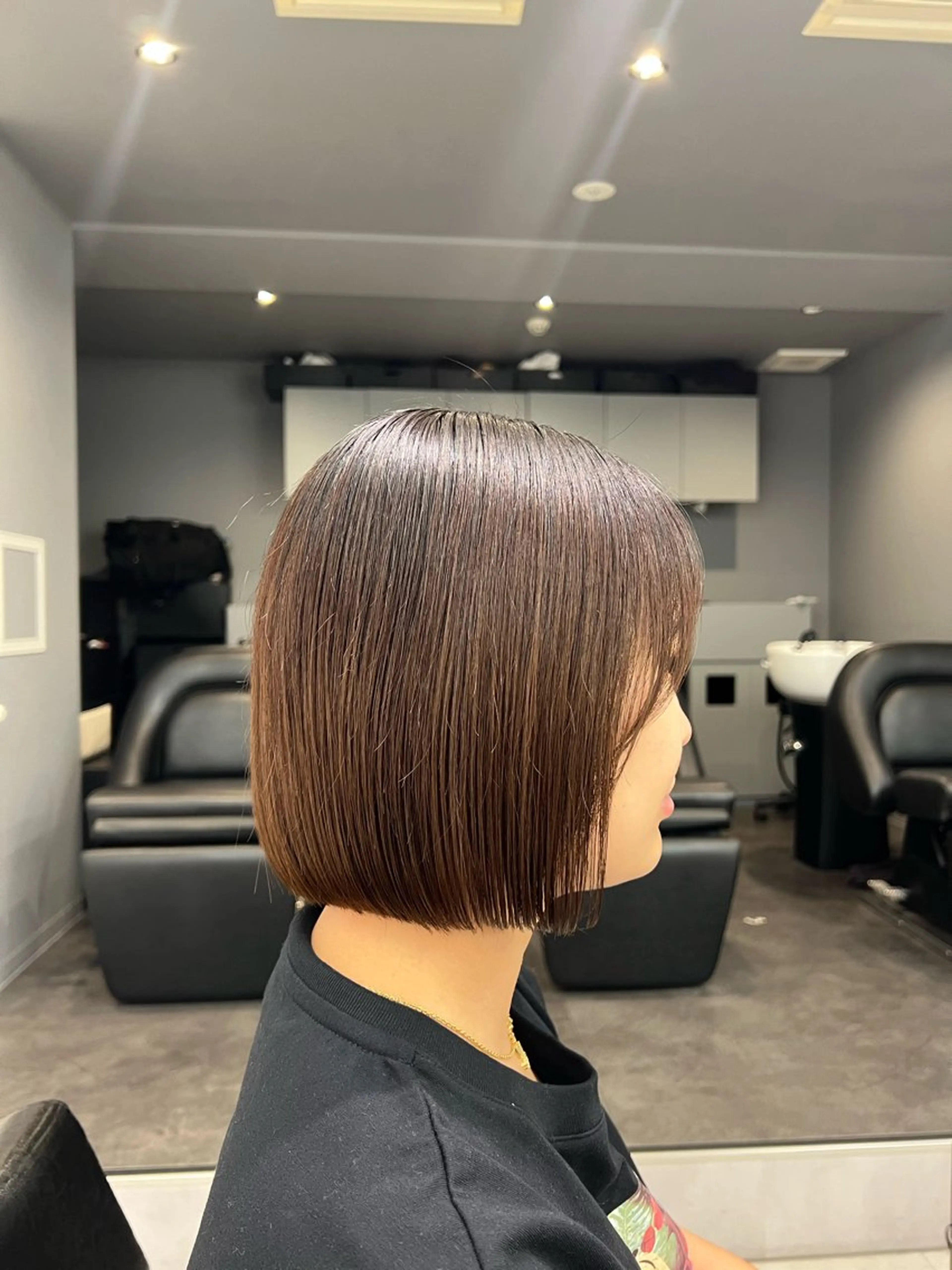 🎀切りっぱなしボブ🎀カット＋1step艶髪ケアトリートメント(縮毛矯正、パーマをされているお客様はご相談ください)の写真