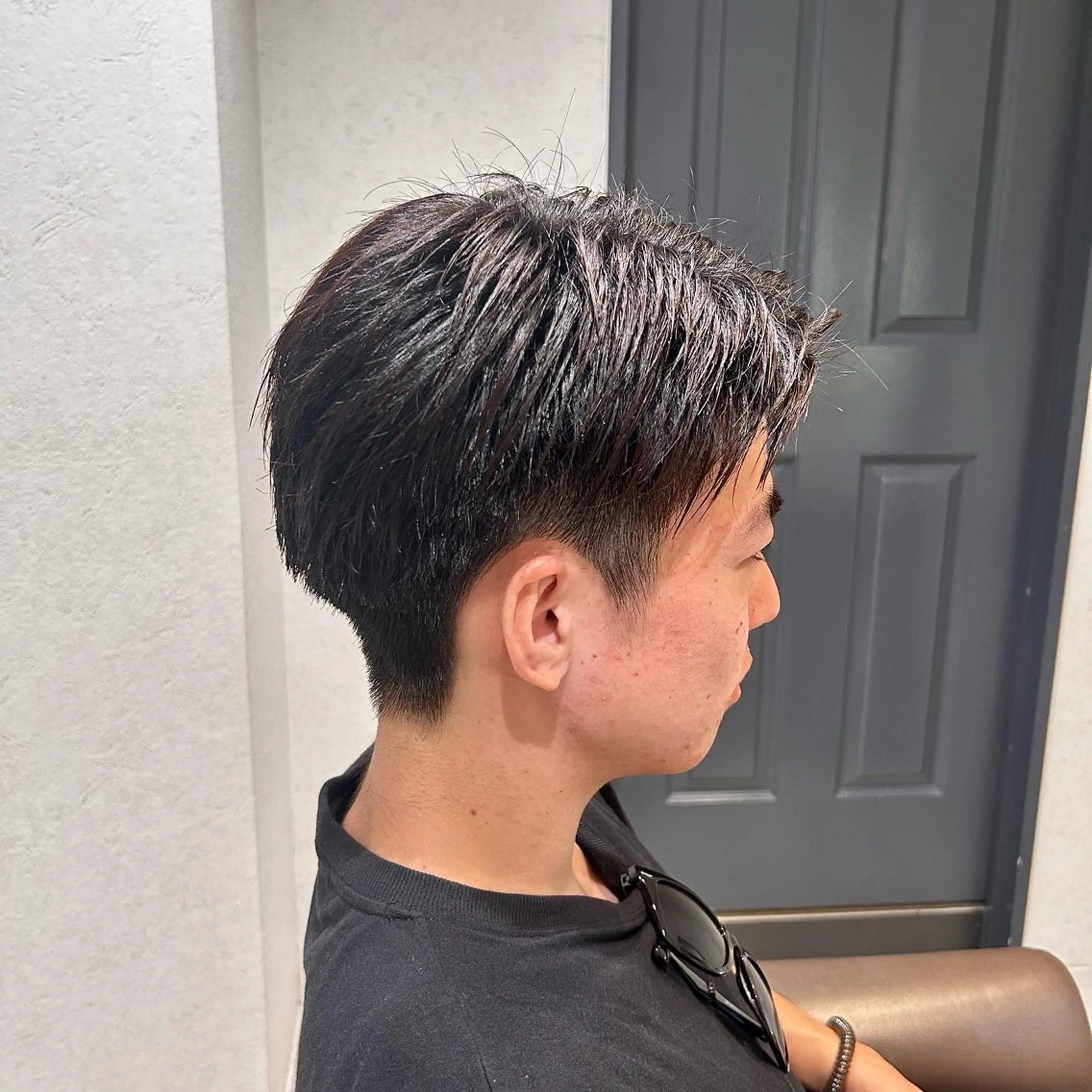 ショート メンズ 刈り上げ 保坂 駿太郎のヘアスタイル