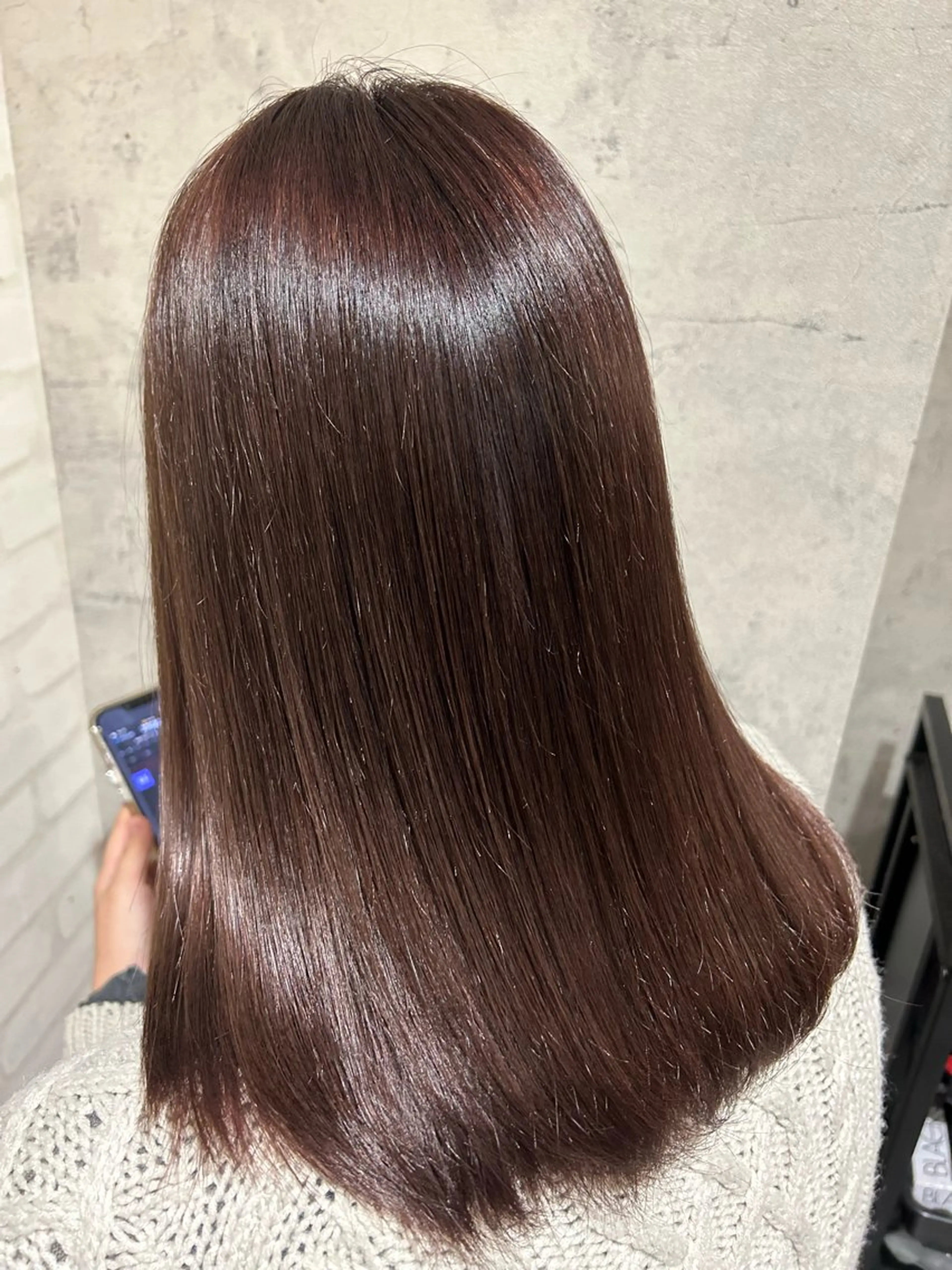 ミディアム カラー ブラウンカラー チョコレートブラウン パーソナルカラー 診断🍀マリンのヘアスタイル
