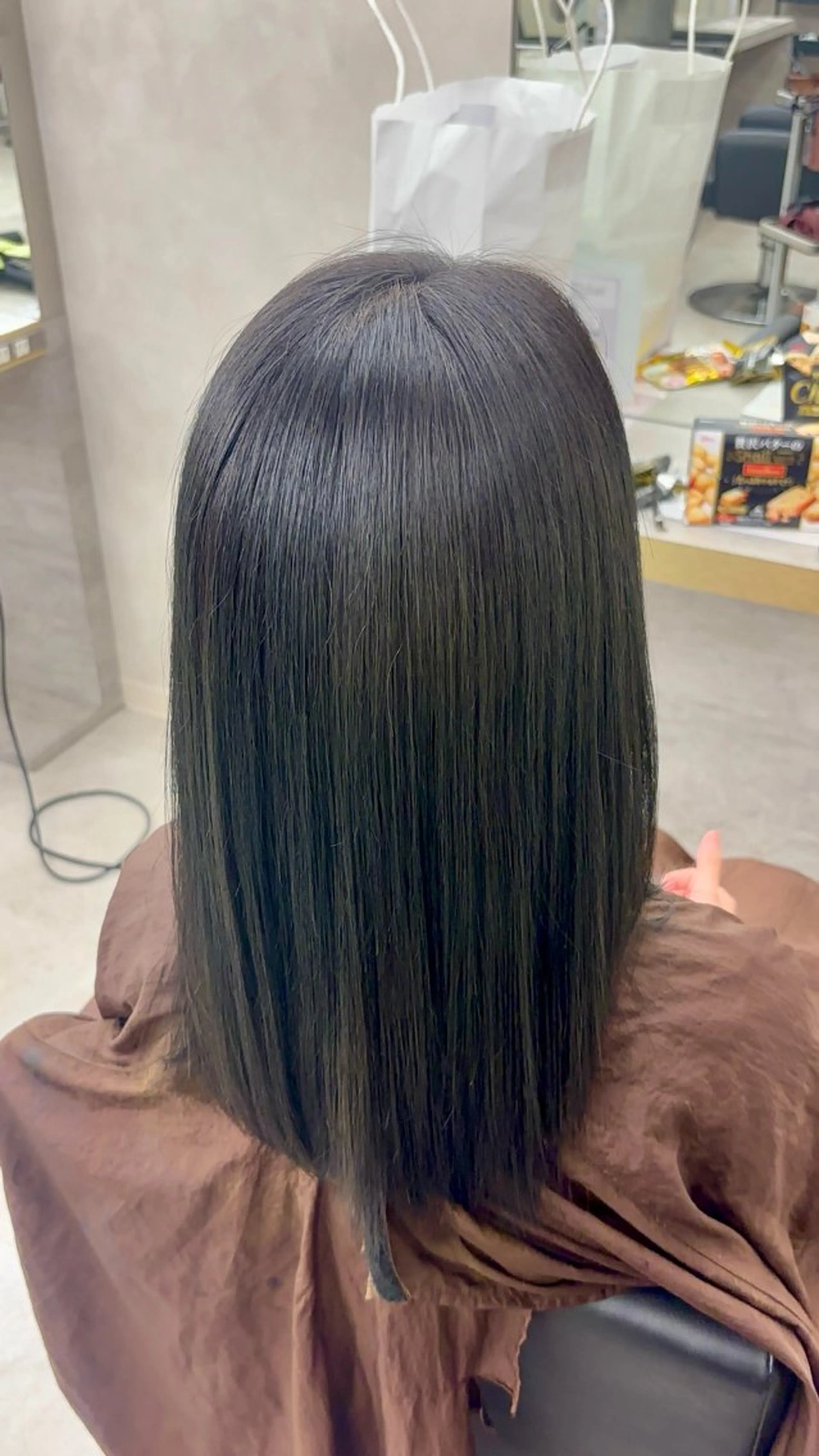 カラー ヘアカラー トリートメント 暖色/髪質改善/ ツヤ髪🎀本田愛来のヘアスタイル