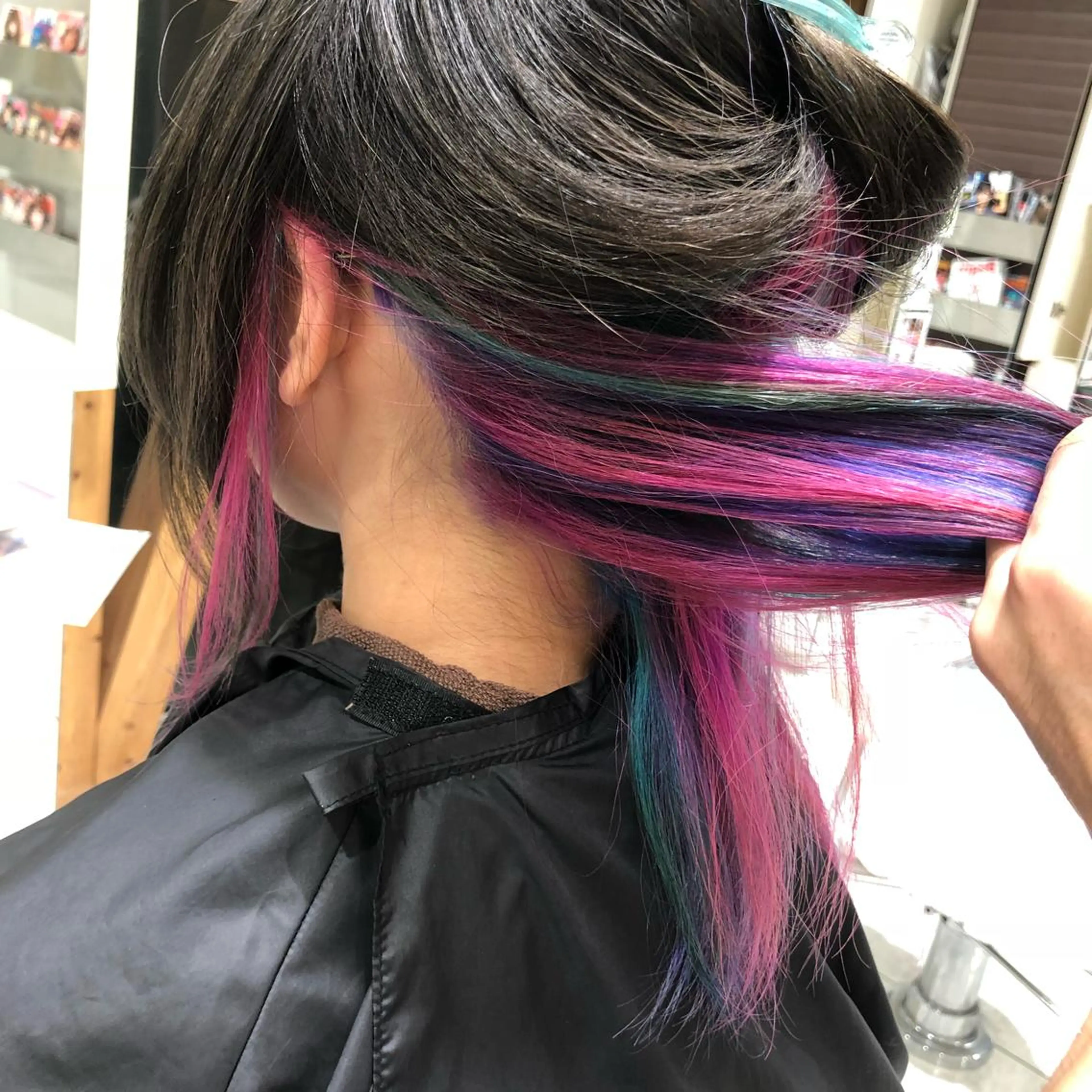 セミロング カラー グレージュ クーポン お試し価格有り！のヘアスタイル