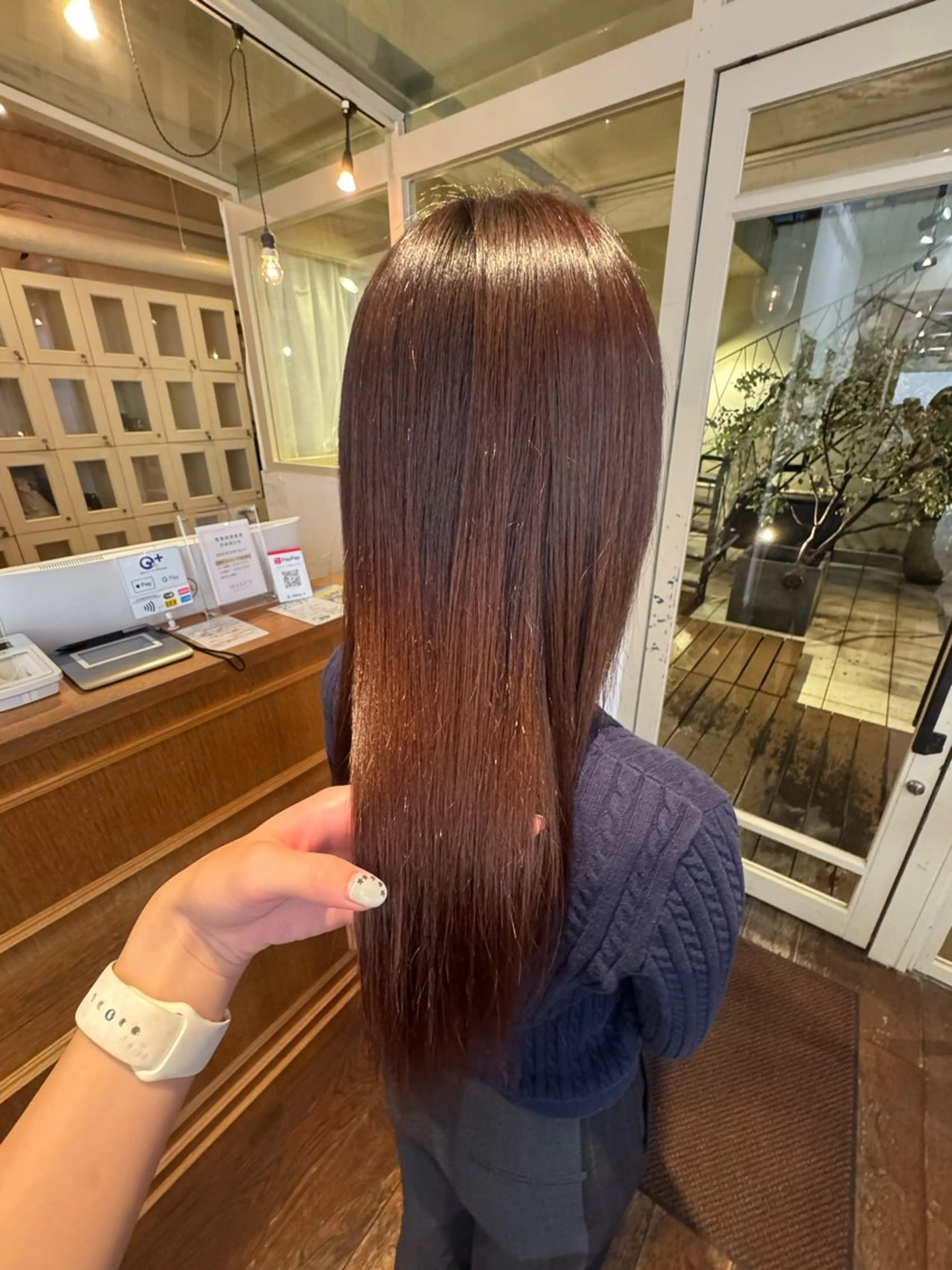 【12/14限定価格✨️】ストレートパーマ/縮毛矯正✨️+treatment🌿の写真