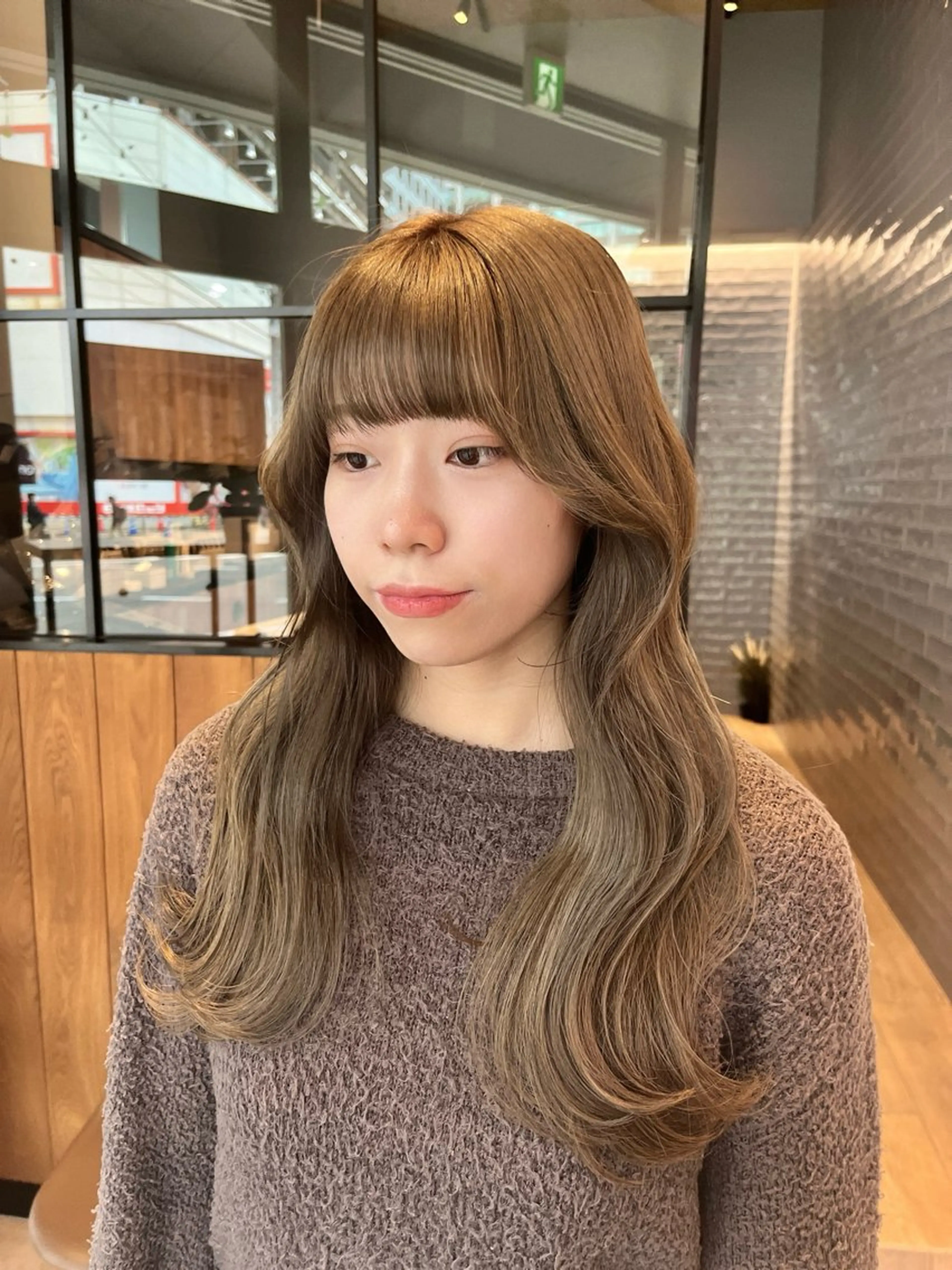 ロング カラー yuuri🎀/大宮 /韓国ヘア/レイヤーのヘアスタイル