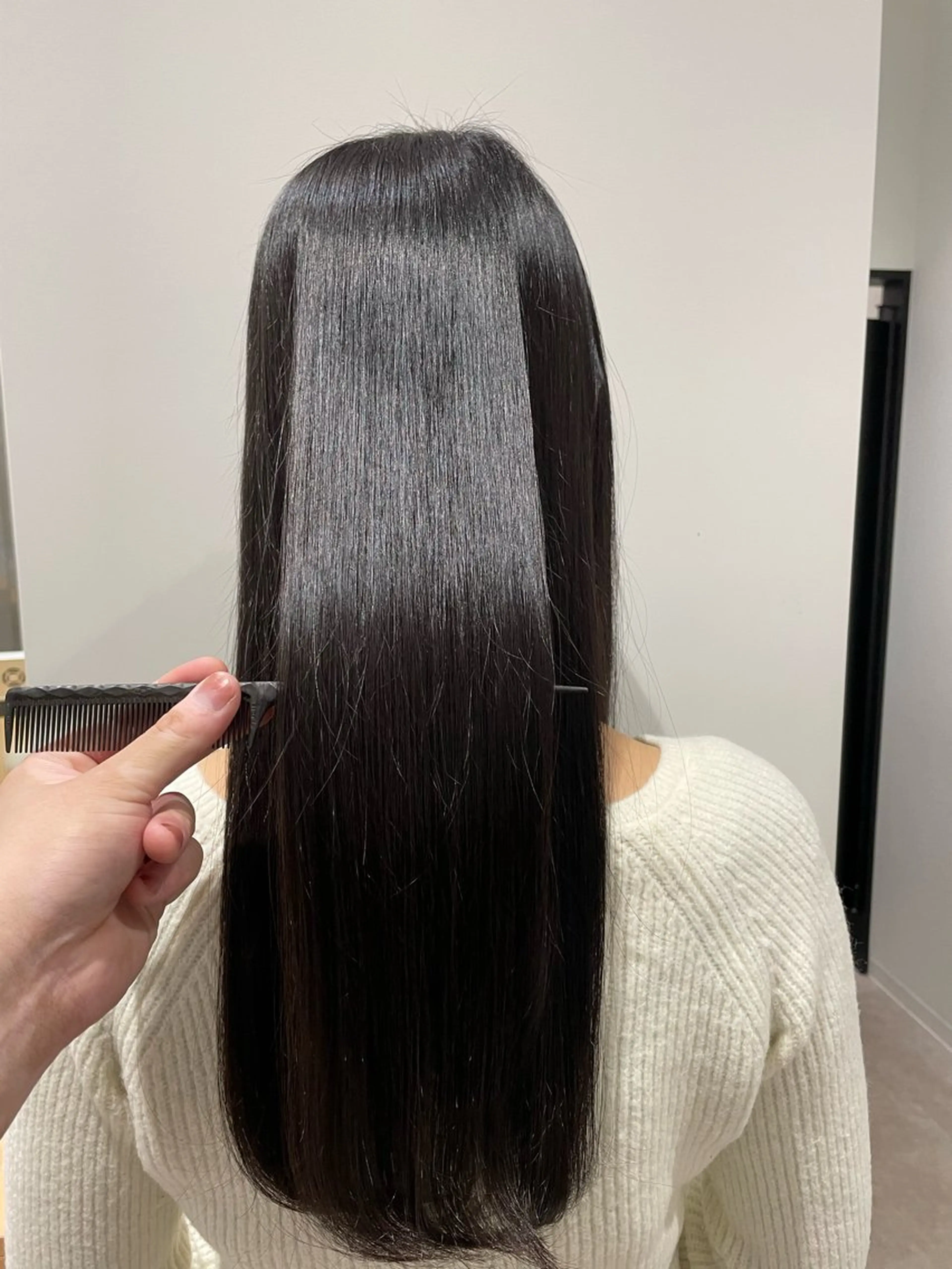 ロング ボブ ハイライト 髪質改善 似合わせカット 縮毛矯正 rosee【ロゼ】所属・🌟髪質改善 平本雄大🌟のヘアスタイル