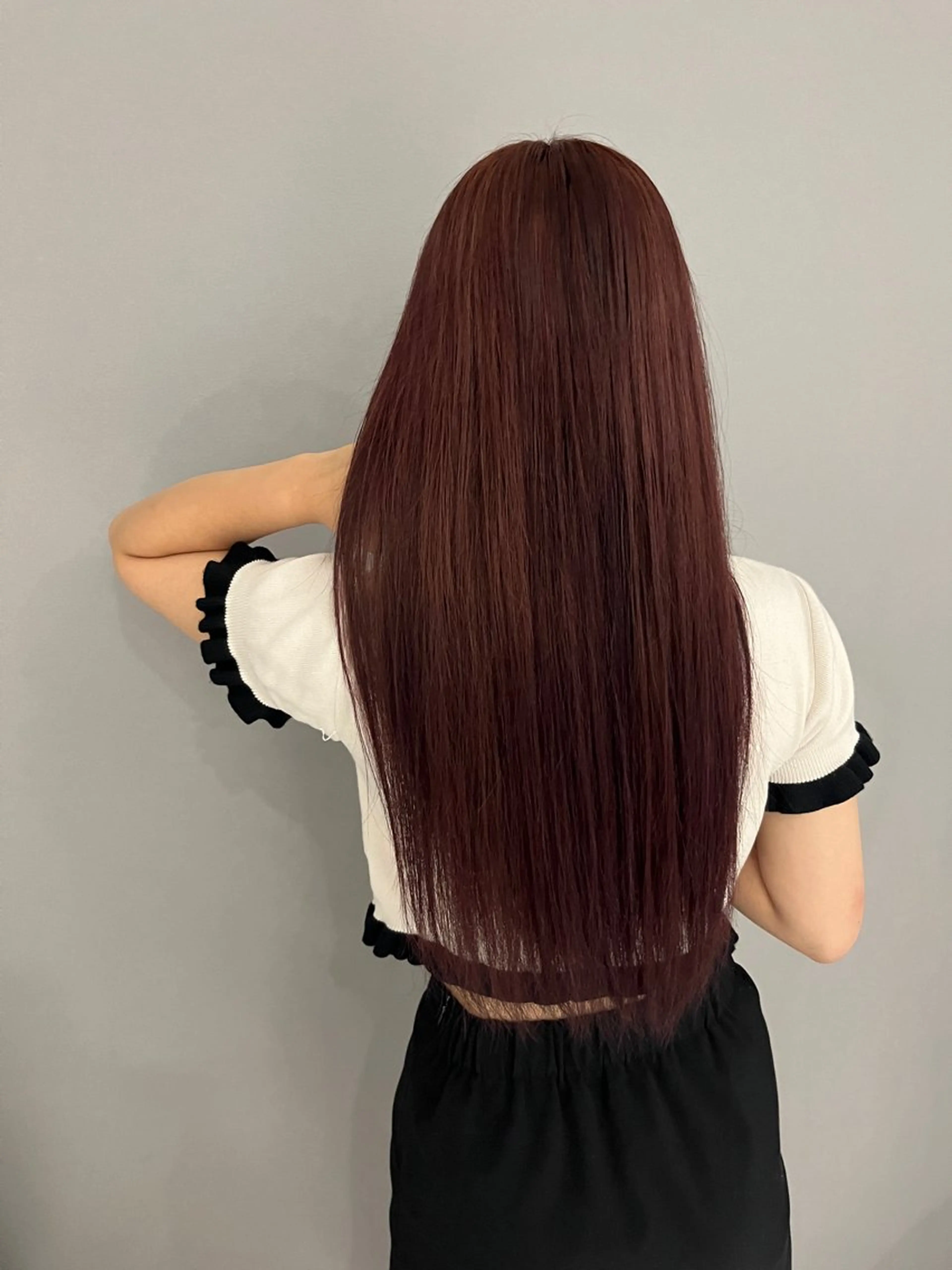 ロング カラー ヘアカラー 坂本 理輝のヘアスタイル