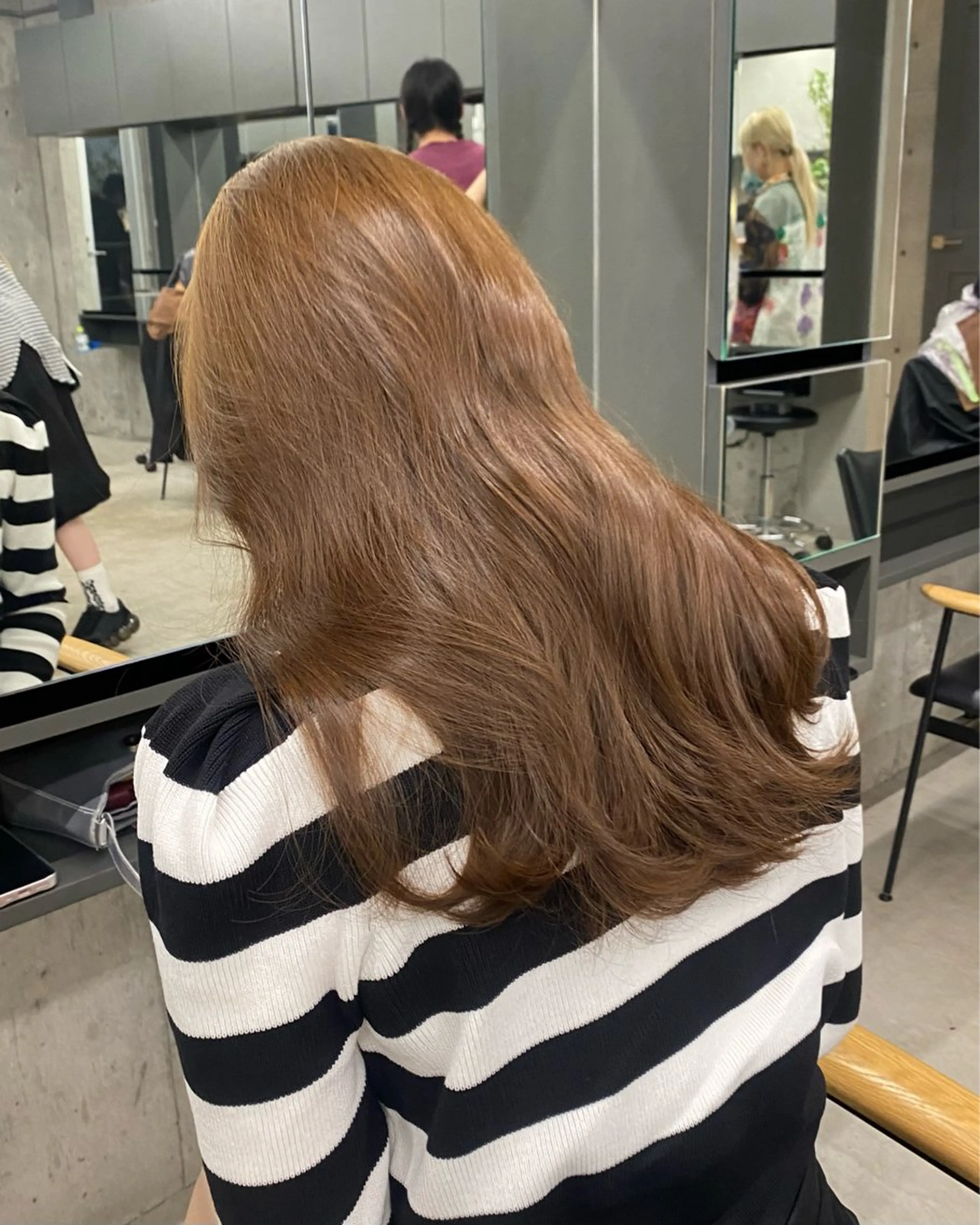 ロング カラー カット ヘアカラー トリートメント 村田 りょうやのヘアスタイル