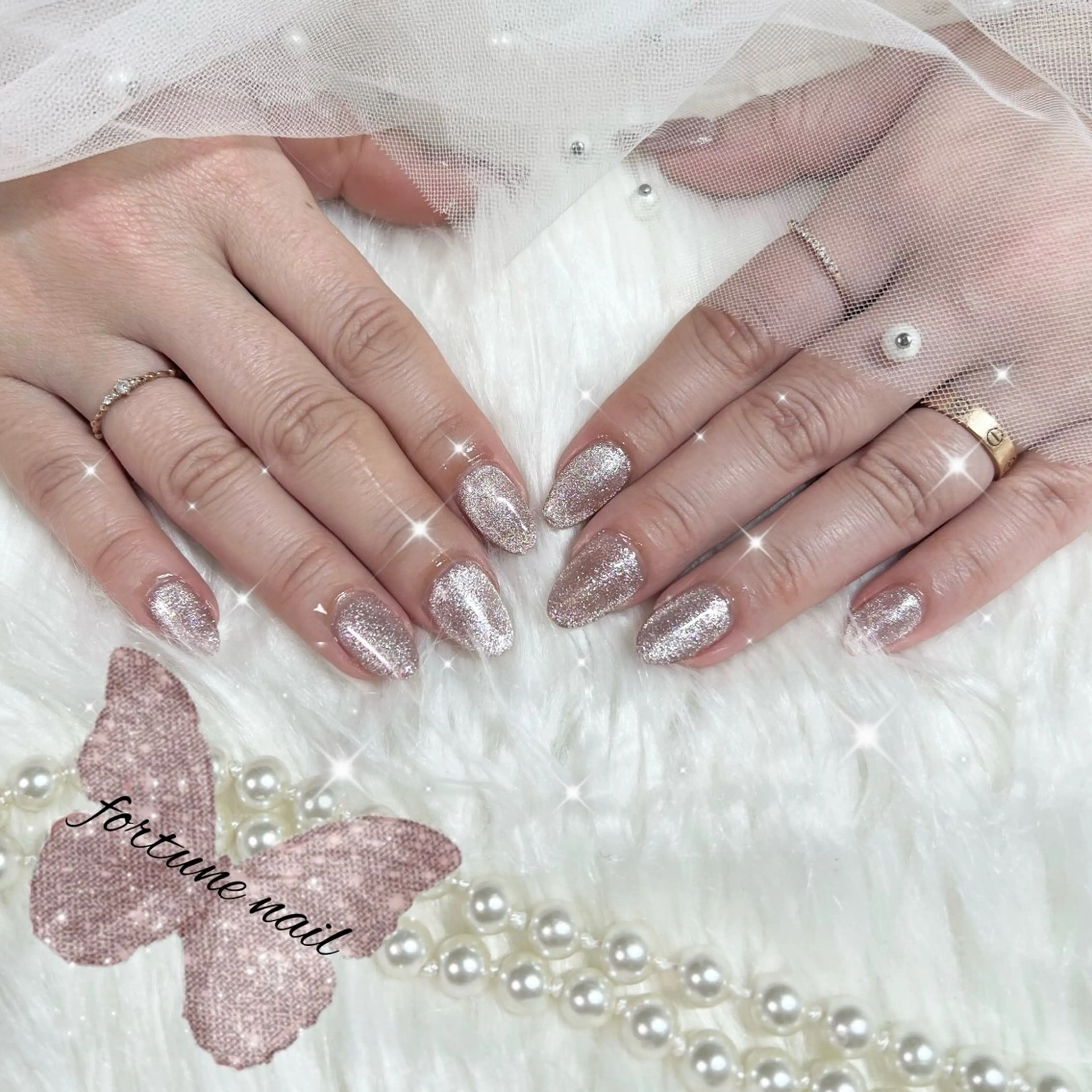 ネイル マグネットネイル ハンドネイル 12/5🈳💜 Yuuna💜のネイルデザイン