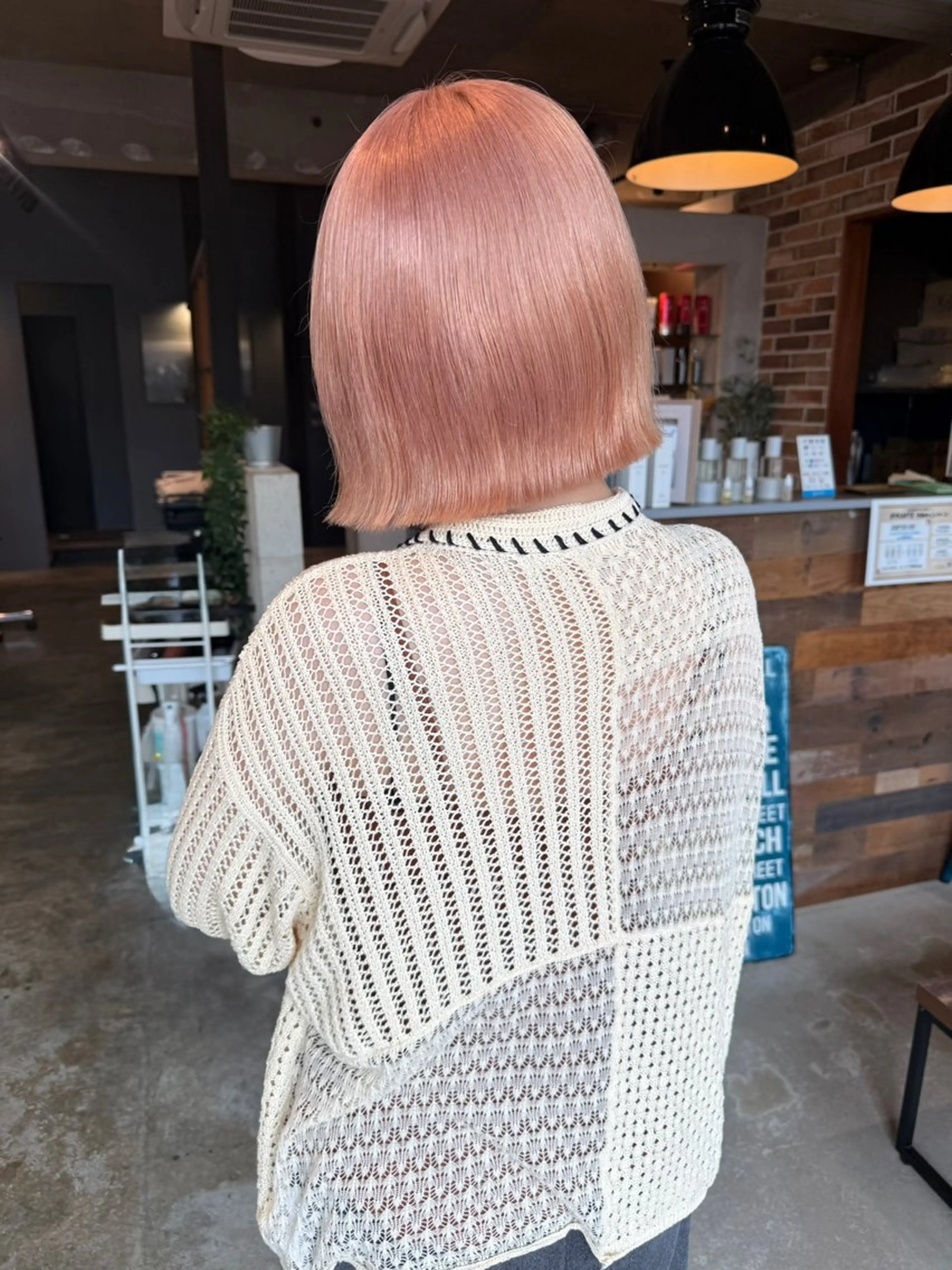 セミロング ヘアカラー トリートメント Baby美容師 Ninaのヘアスタイル