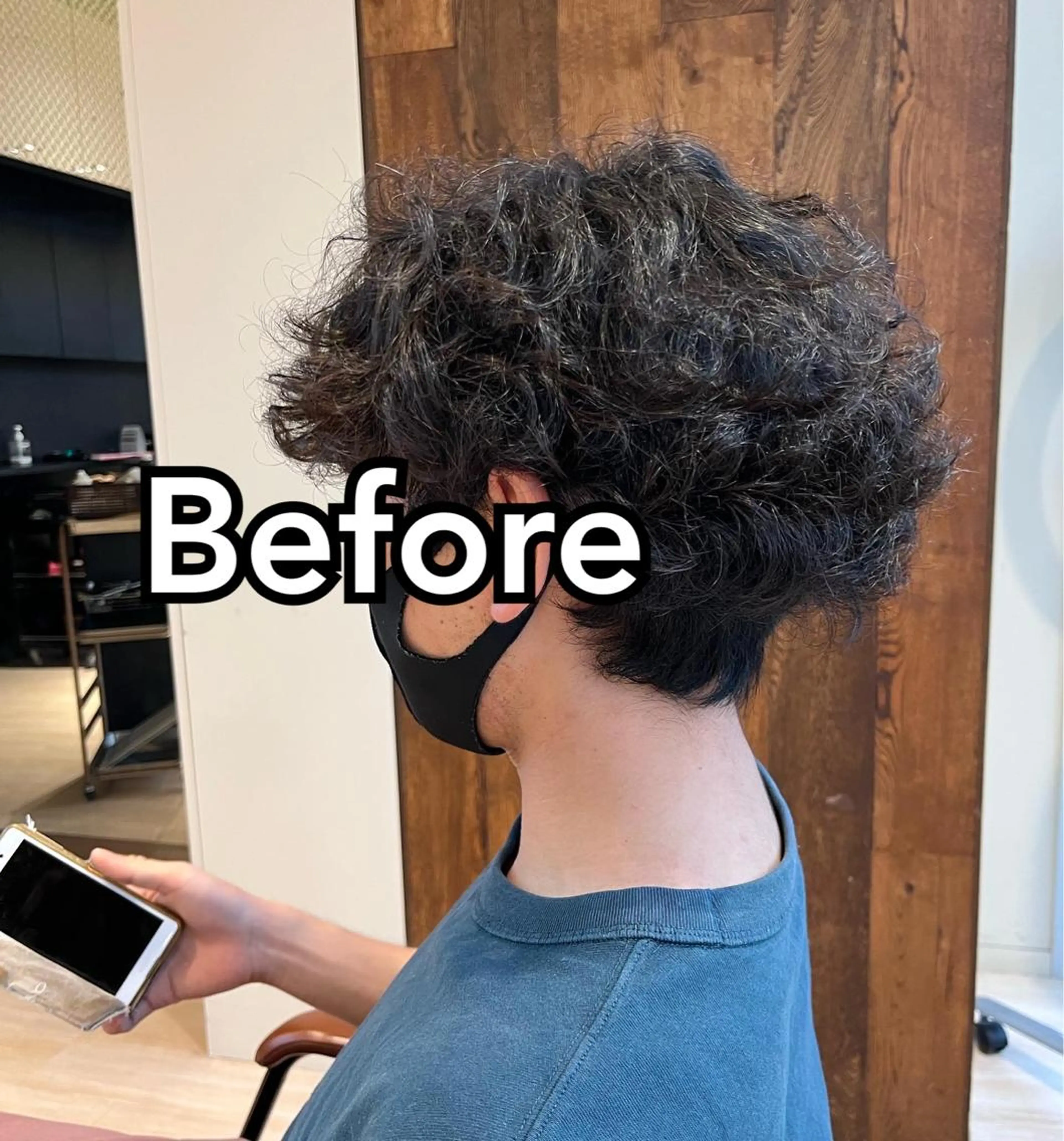 パーマ メンズ 赤羽今日子/レイヤー /盛れる顔まわりのヘアスタイル