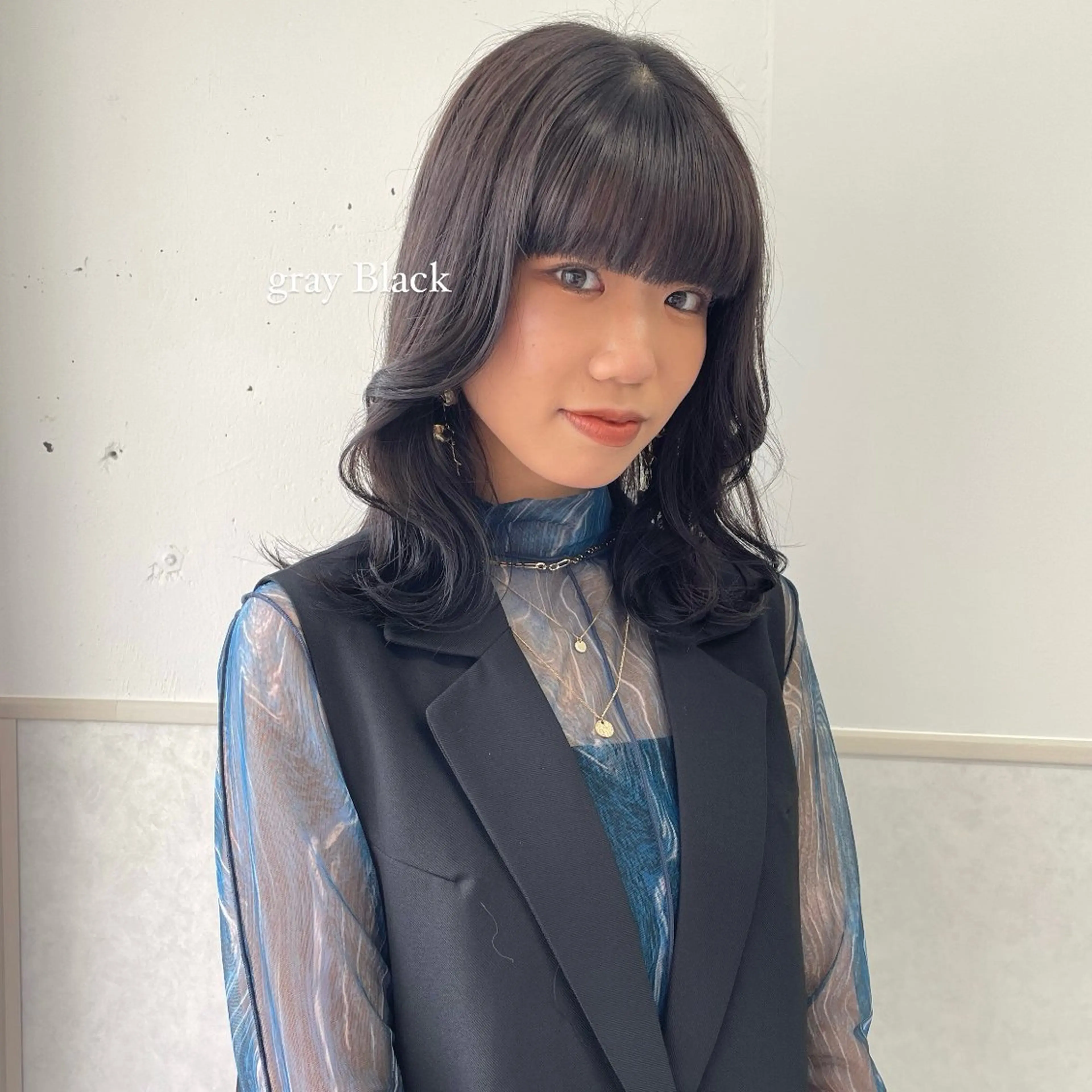 セミロング カラー ヘアカラー ハイトーン/ボブ /HBL/AYUNAのヘアスタイル