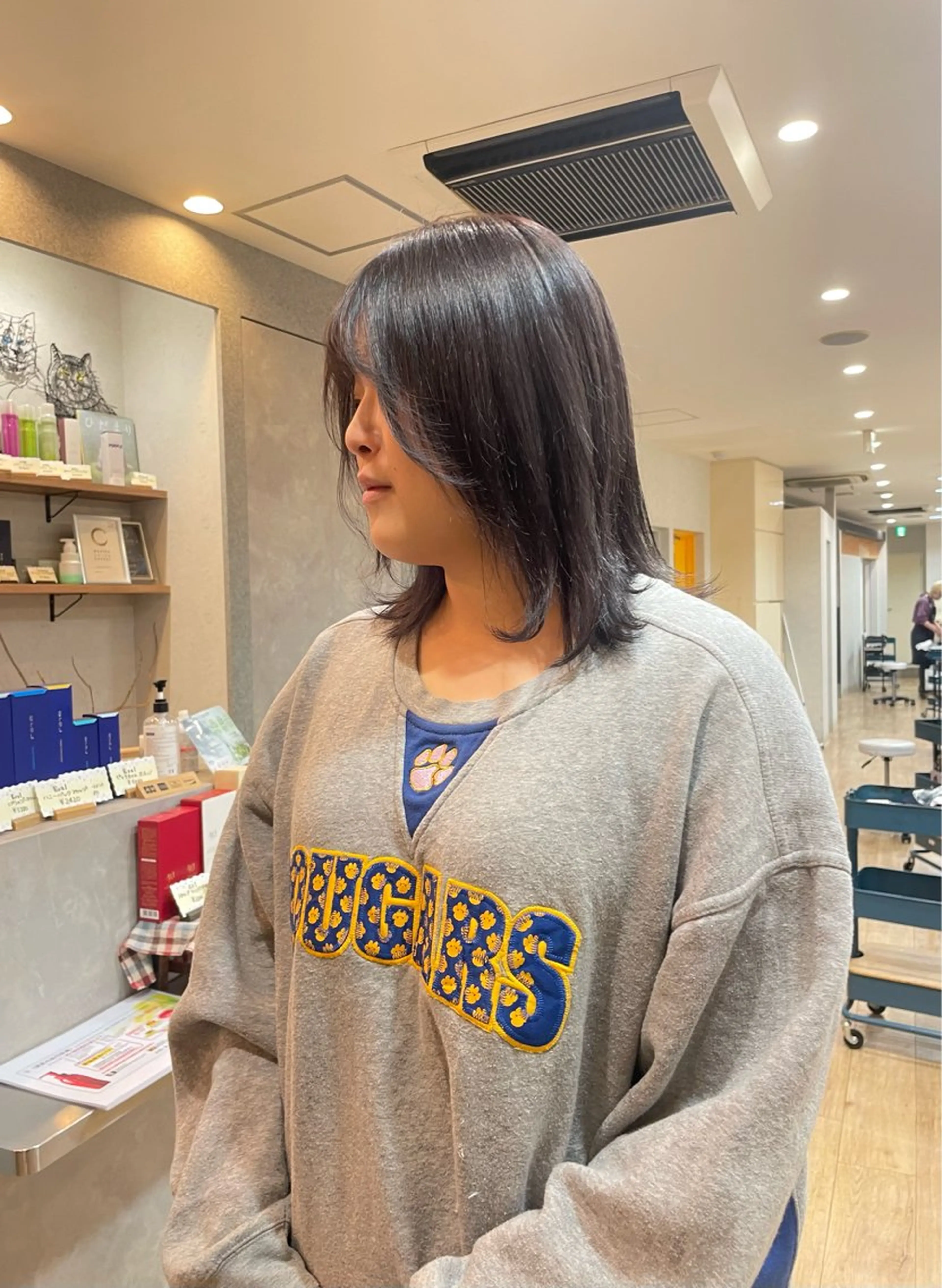 ミディアム カラー パープルカラー シルバー 髪質改善/Bloss om🌷高橋沙衣のヘアスタイル
