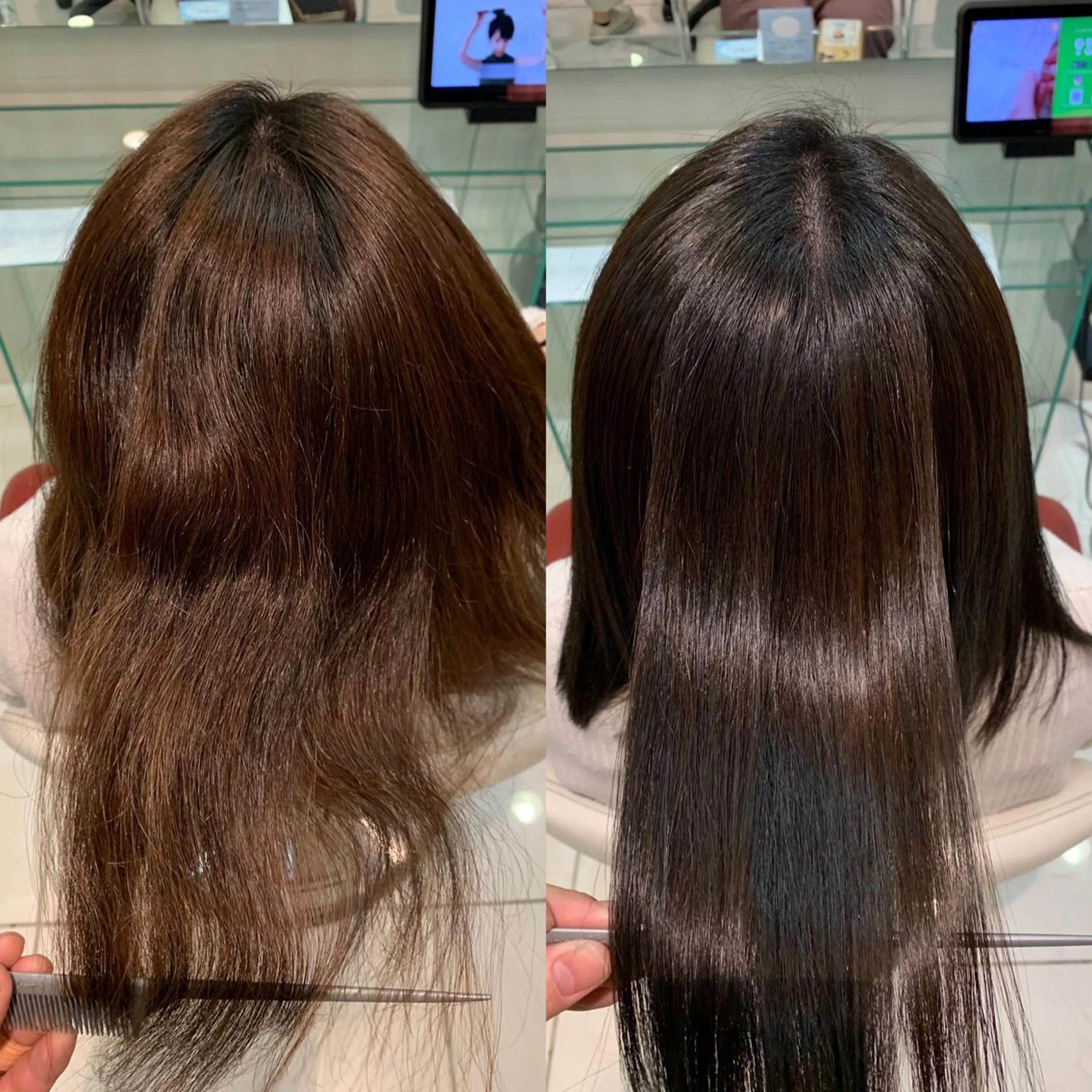 ロング カット 縮毛矯正 トリートメント 縮毛矯正/パーマ EARTH岐阜/髙橋のヘアスタイル