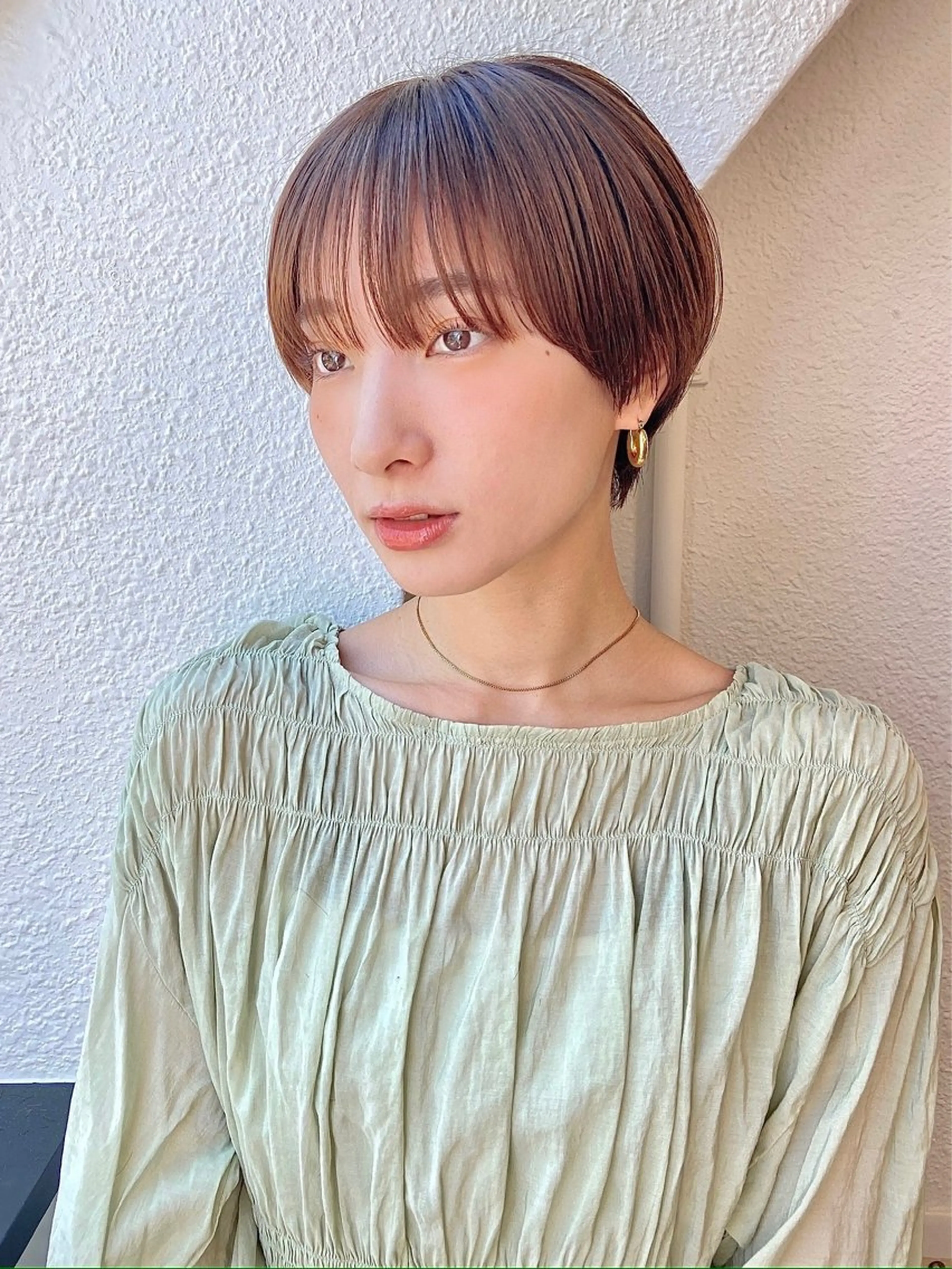 ショート カラー カット ヘアカラー トリートメント 🦋透明感カラー🦋 なつやのヘアスタイル