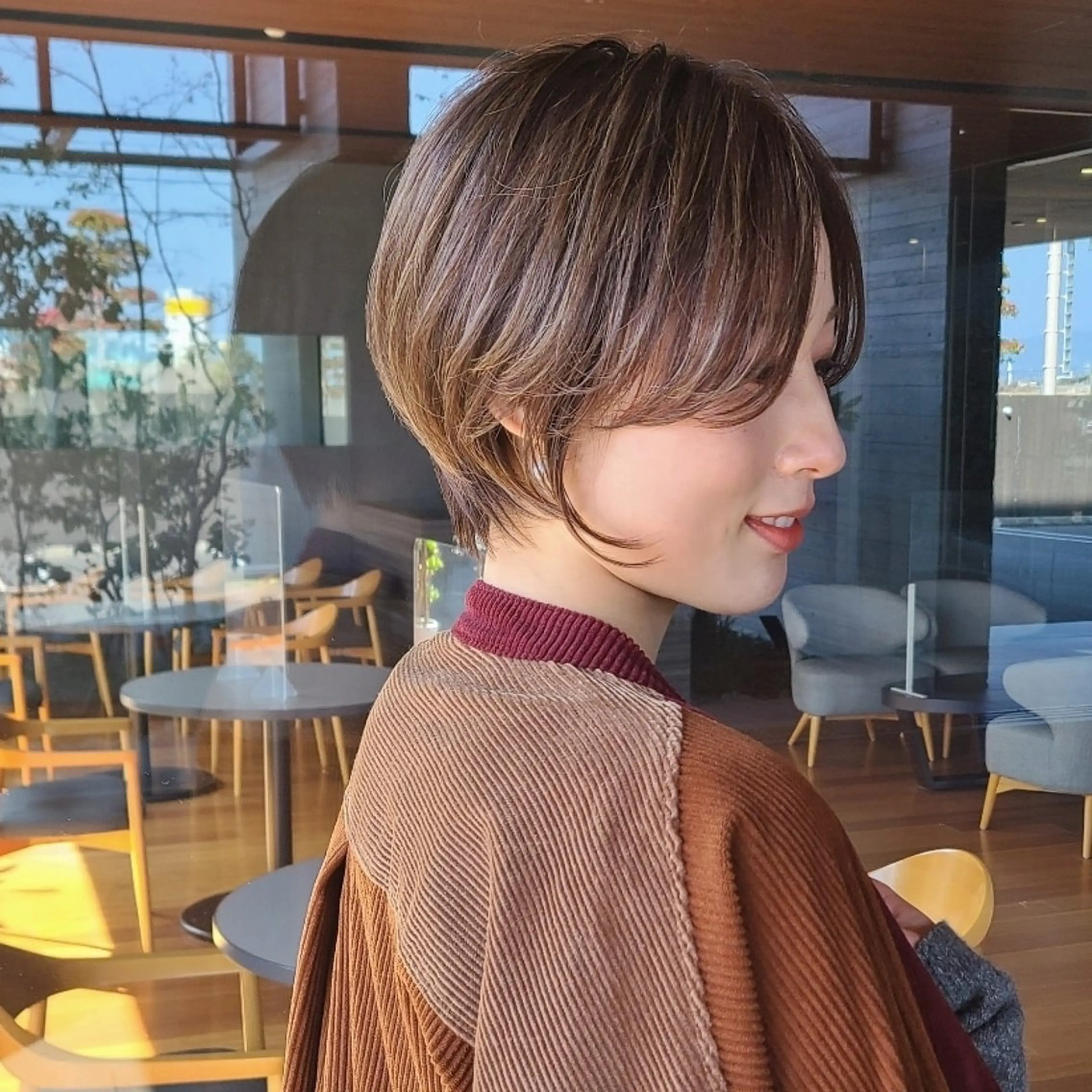 ショート 似合わせカット ショートヘア 西田 理沙のヘアスタイル