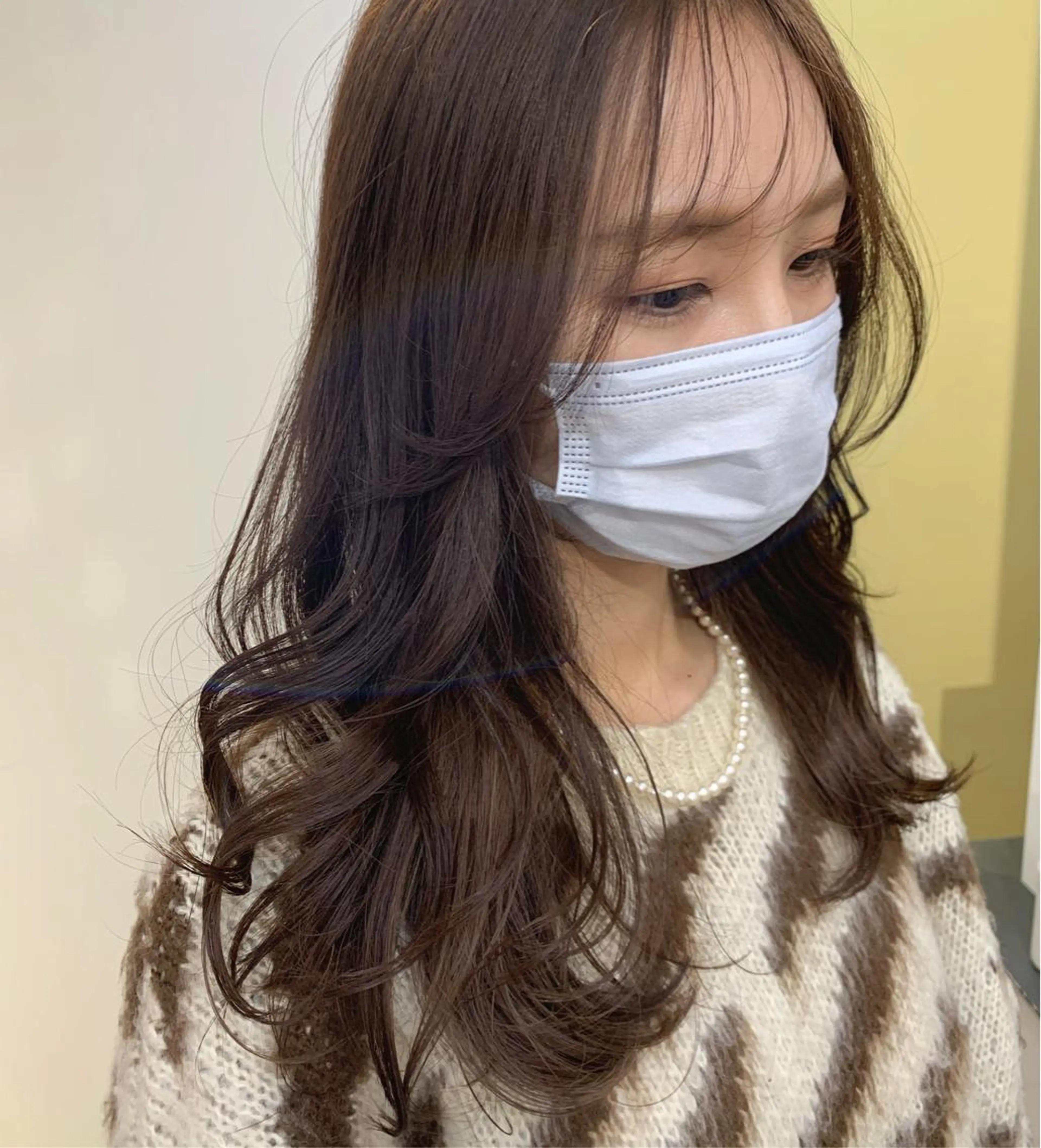 ロング カラー ブラウンカラー カット ヘアカラー トリートメント hub hair レイヤー/透明感のヘアスタイル