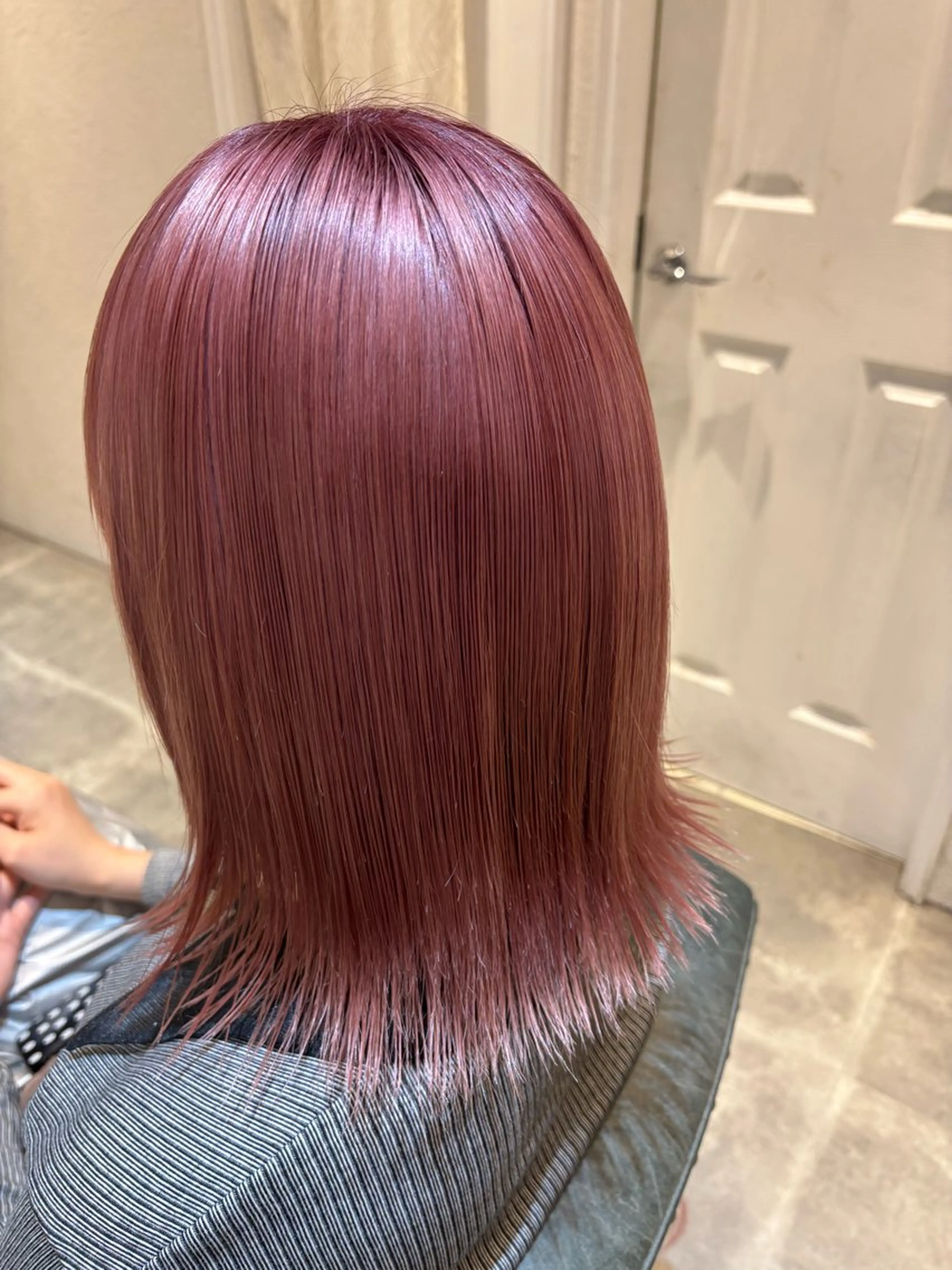 【艶髪⭐️ブリーチ縮毛矯正&髪質改善トリートメント】酸性ストレート+カットの写真