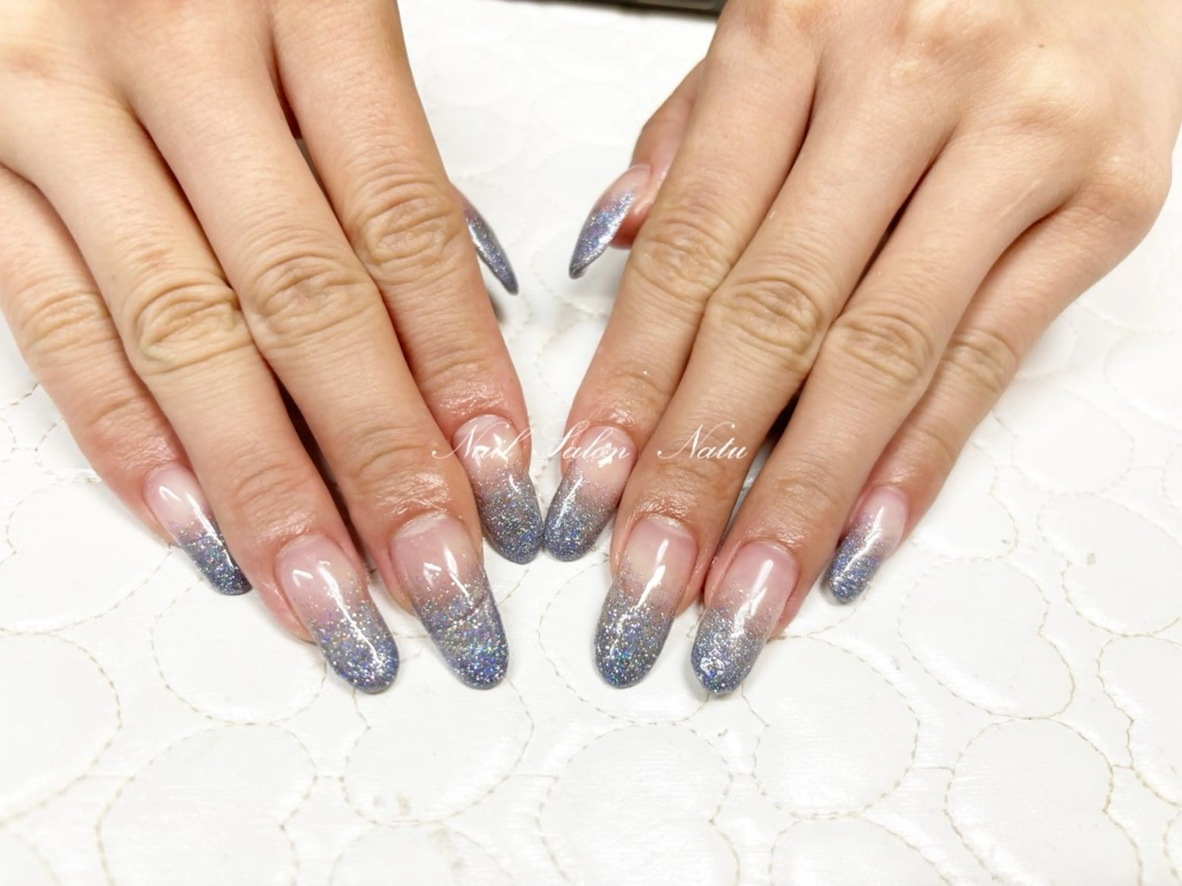 ネイル ラメ(グリッター) ラメグラデーション nailsalon　 Natuのネイルデザイン