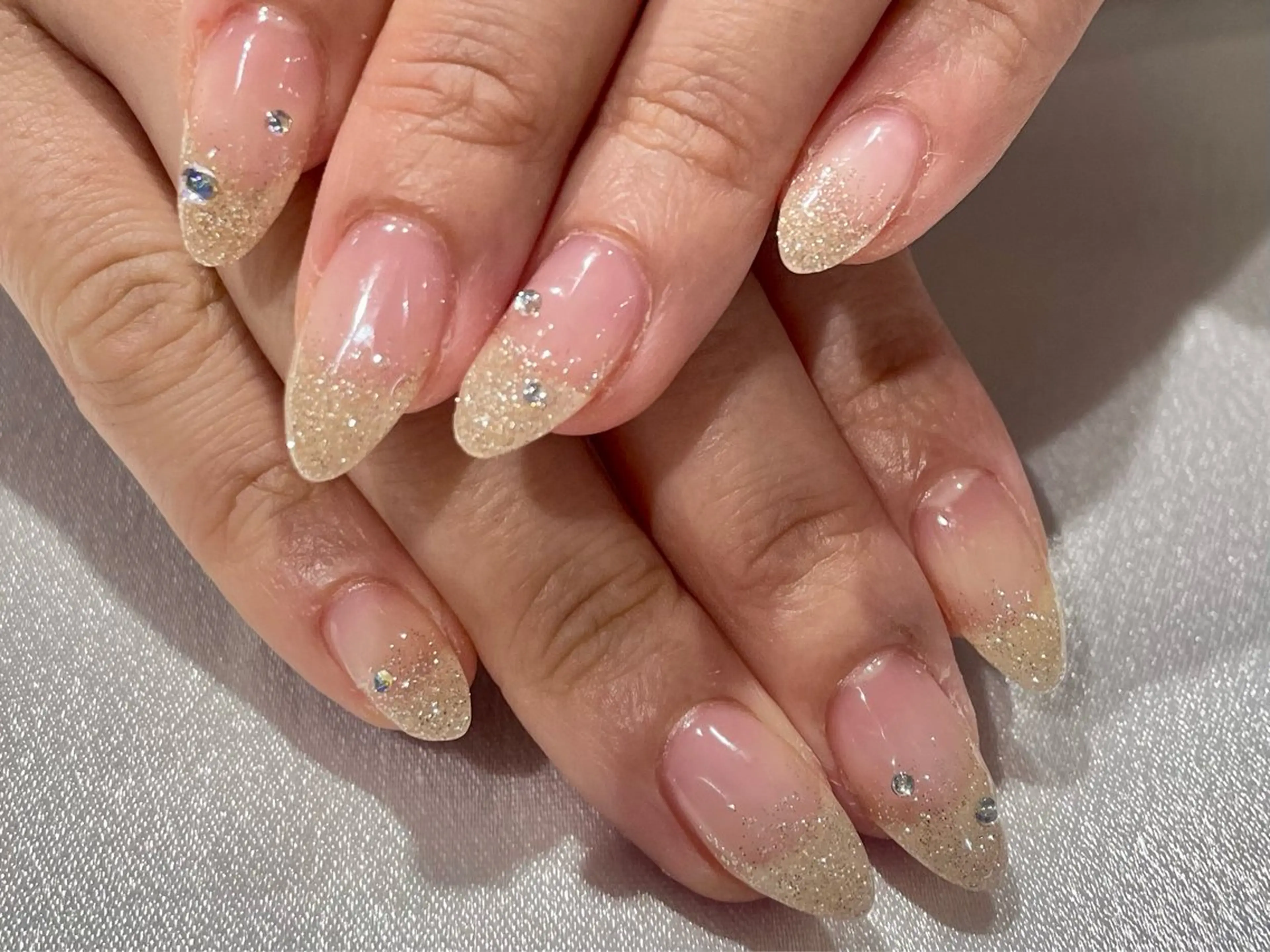 ネイル フラッシュネイル グラデーション ハンドネイル &robe 銀座店 yumekaのネイルデザイン