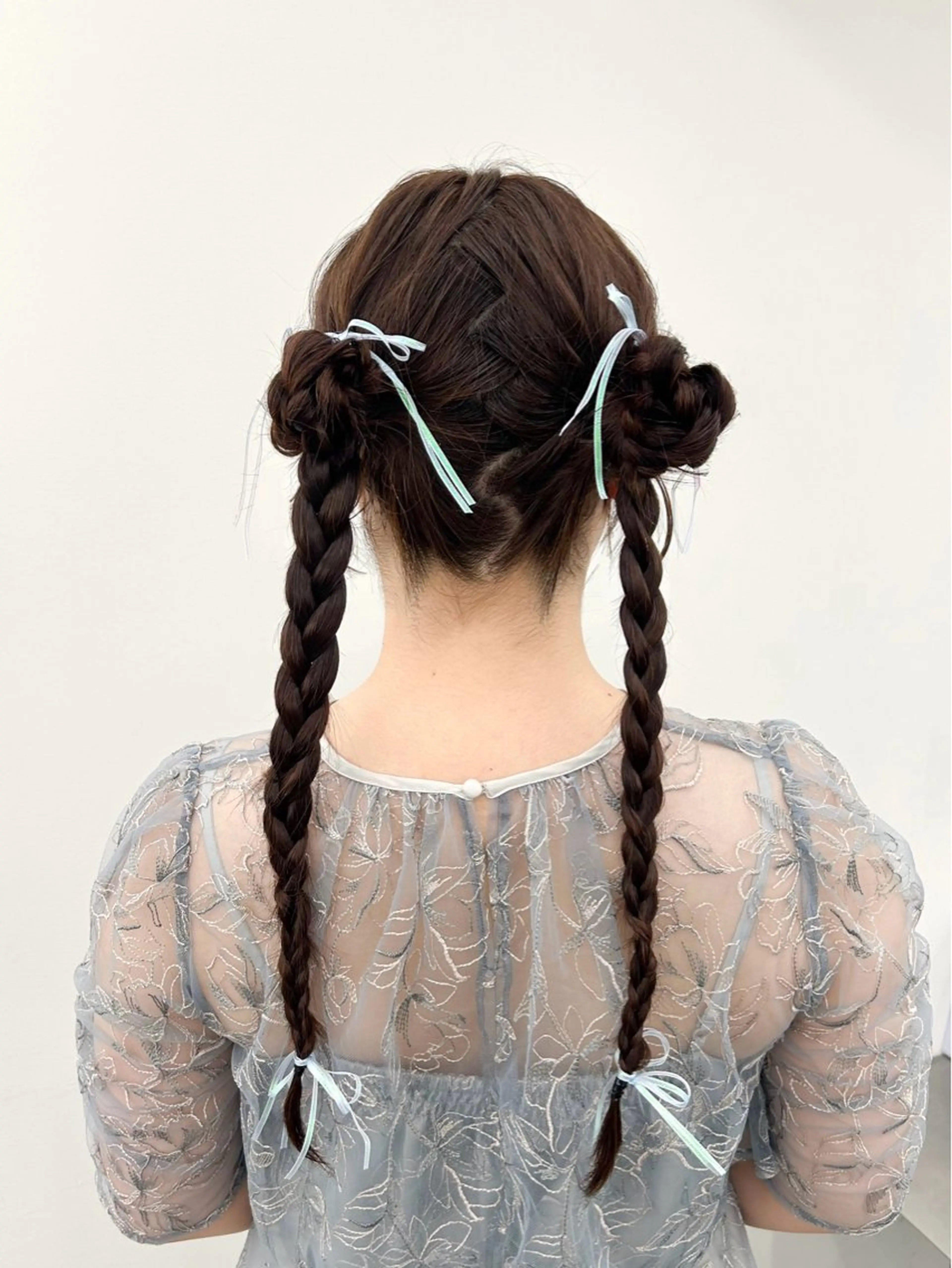 ヘアアレンジ ヘアセット 韓国ヘア/顔周り ヘアセット/加藤優里のヘアスタイル