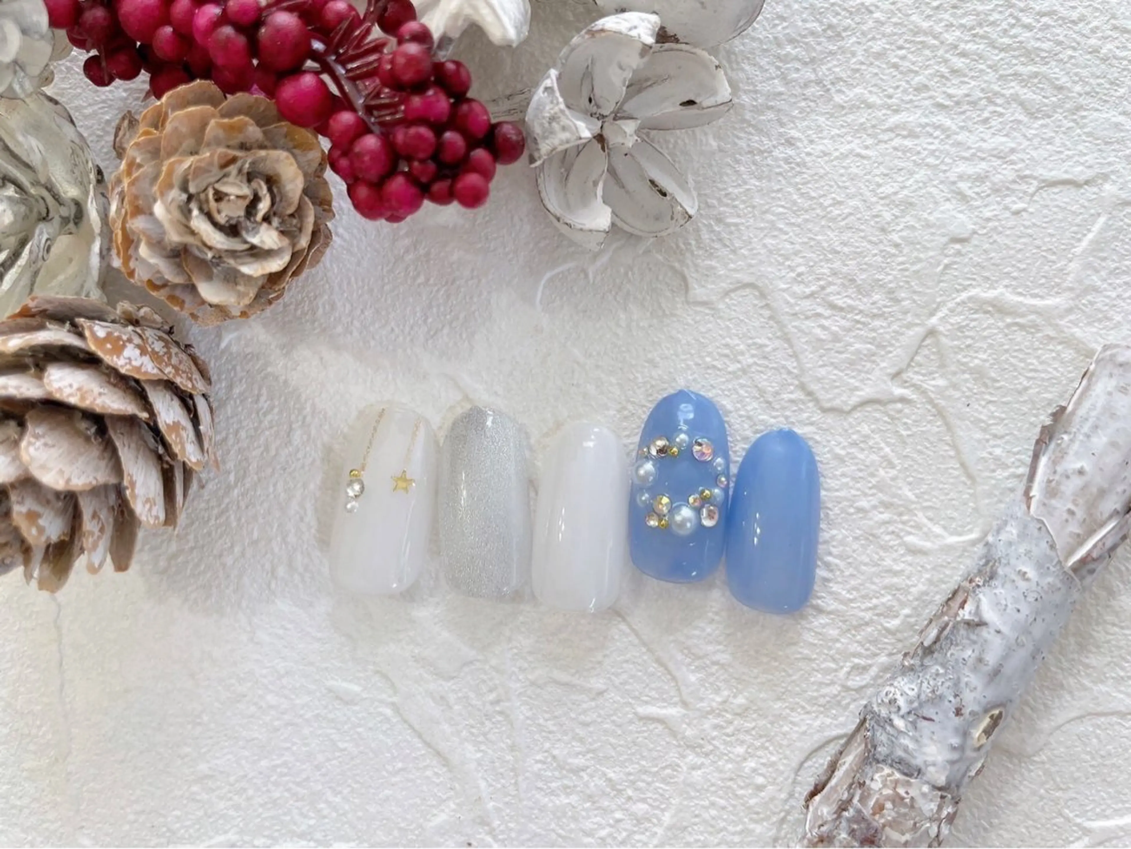 ネイル ジェルネイル メンズネイル パラジェル ワンホンネイル ブライダルネイル ハンドネイル kiki nail 二子玉川のネイルデザイン