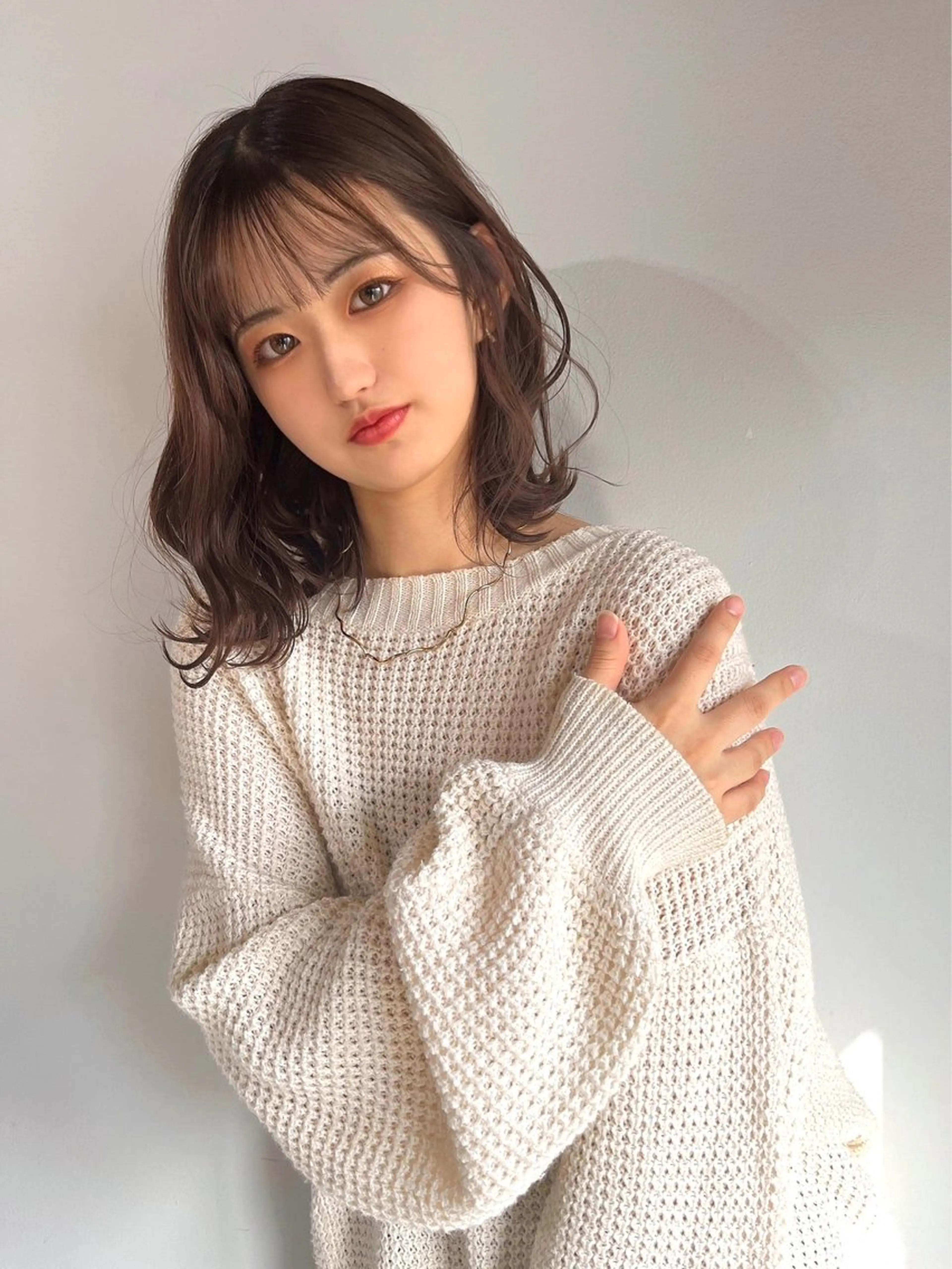 セミロング カット ヘアカラー トリートメント 🌿黒瀧　将太🌿 【パーマスタイル】のヘアスタイル