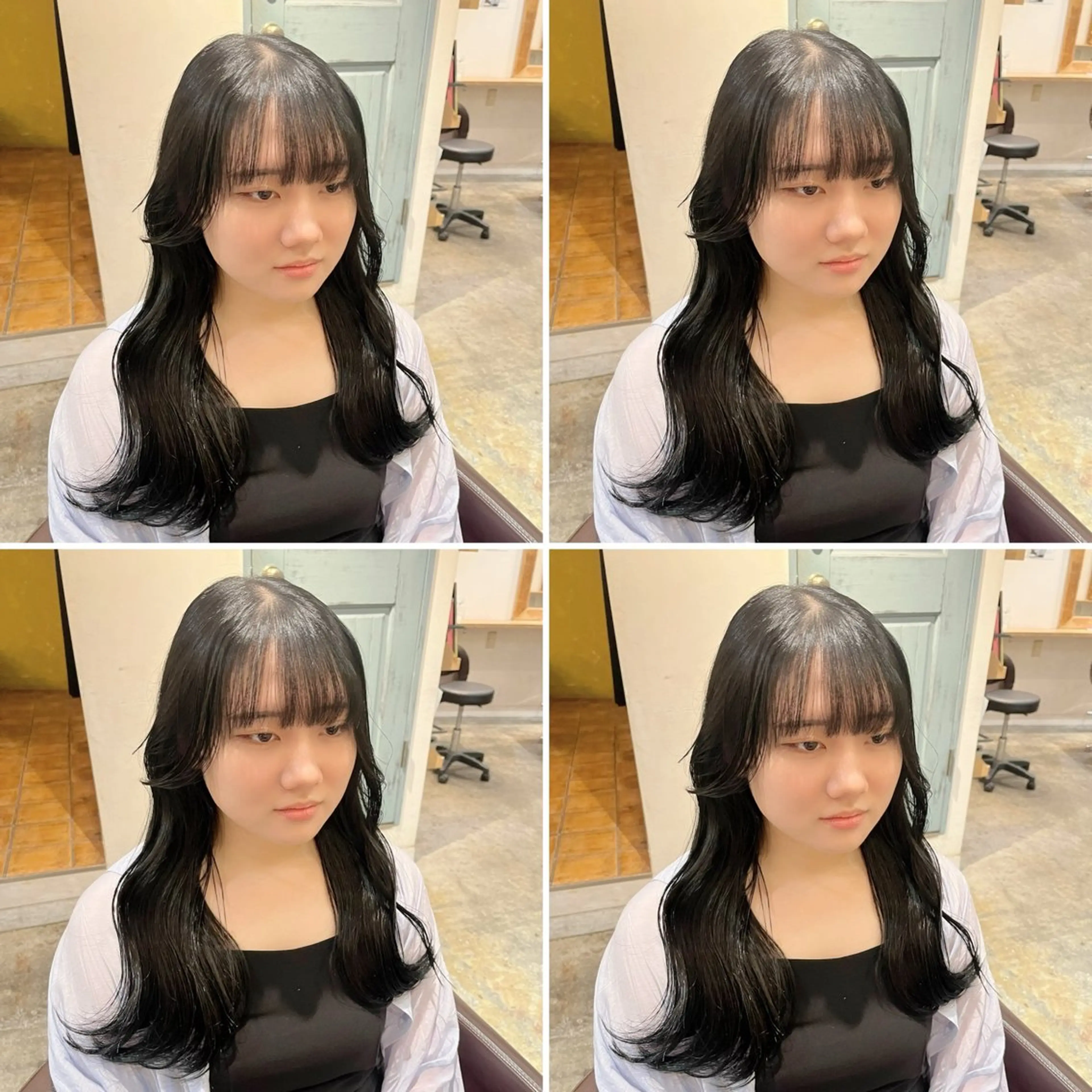 ロング カラー カット ヘアカラー トリートメント ヘアセット 髪質改善・韓国ヘア特 化💎店長望月のヘアスタイル