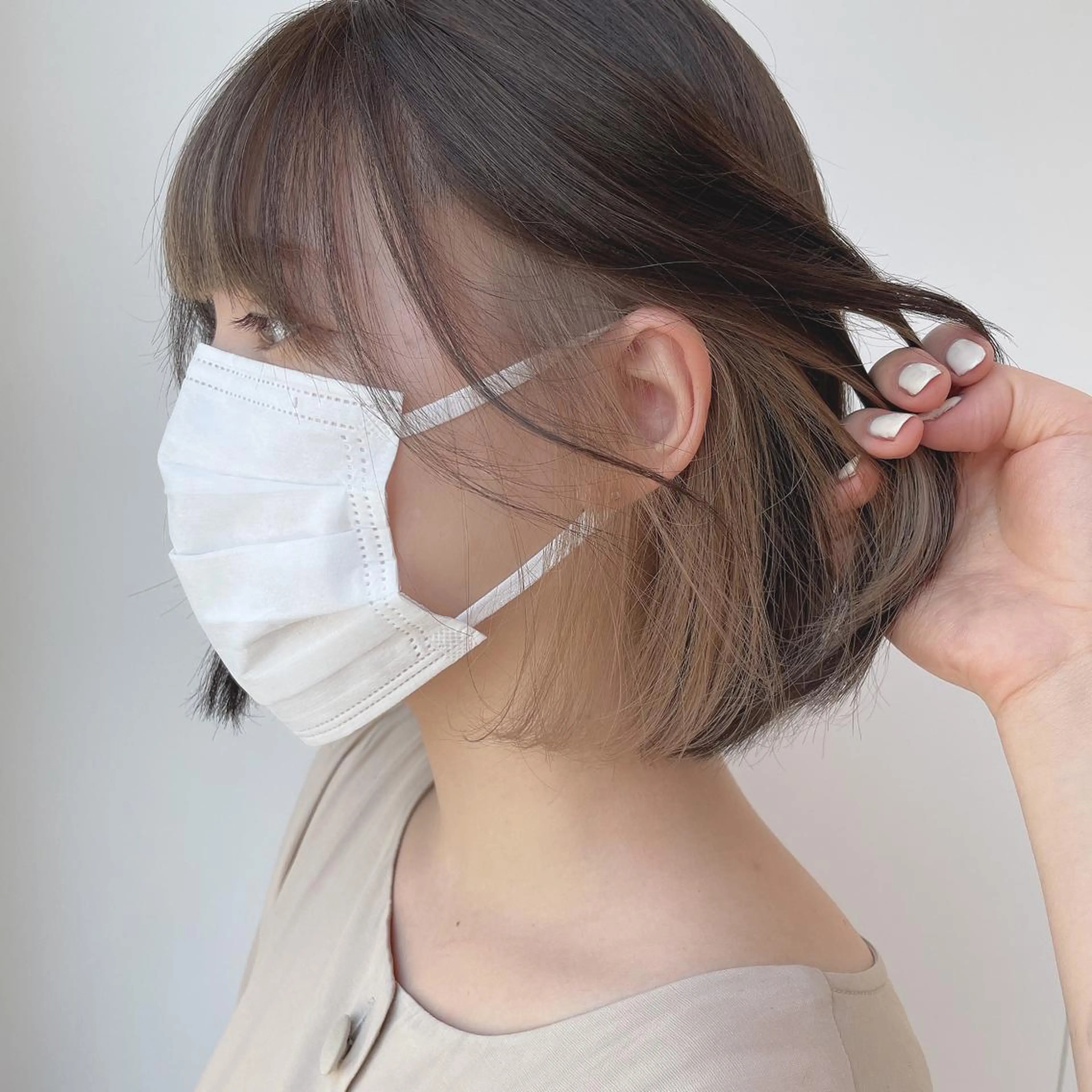ショート カラー ヘアカラー 💗🤍透明感カラー 🤍💗kanonのヘアスタイル