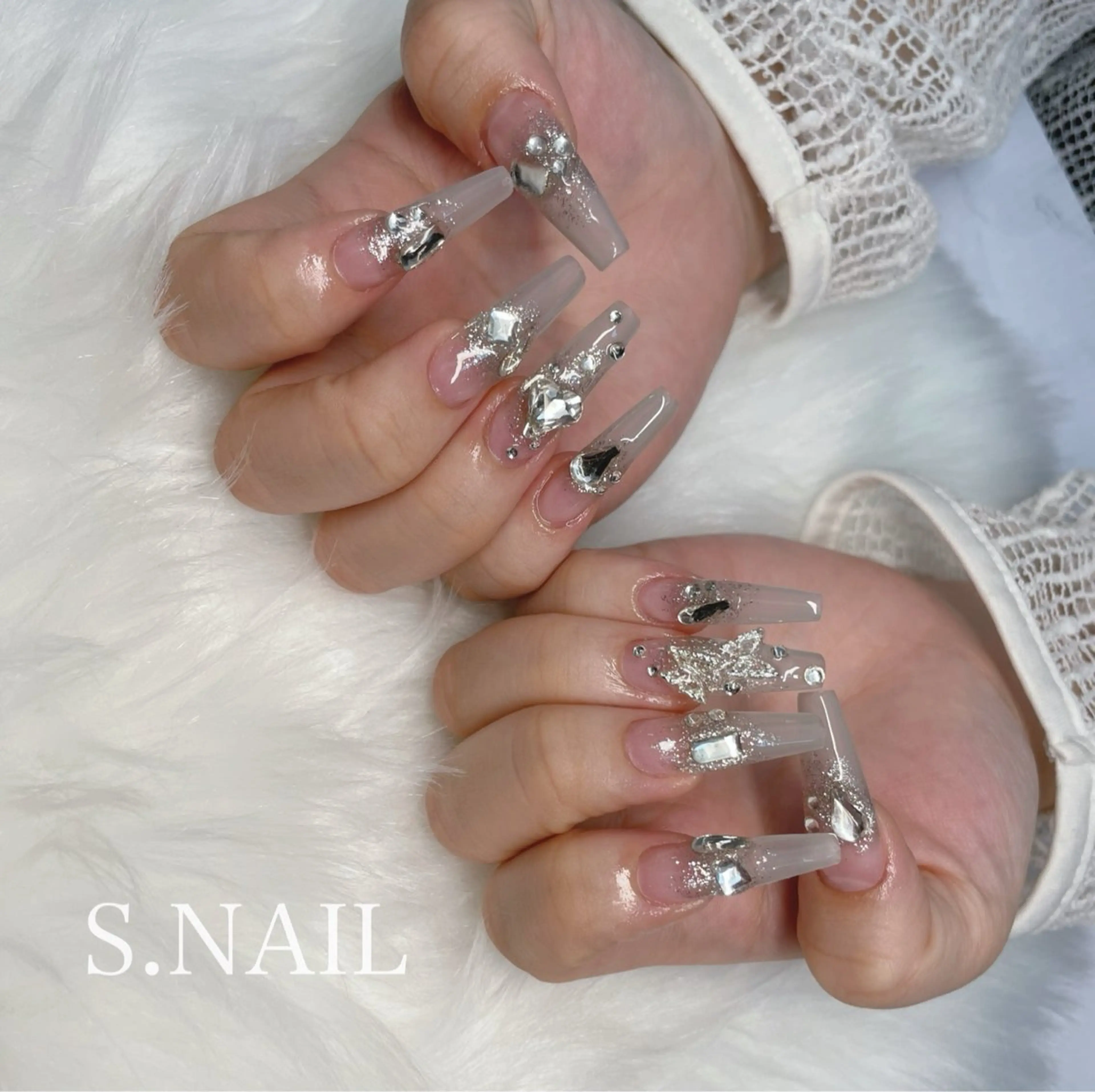 ネイル 持ち込み ハンドネイル S♡NAIL所属・S.NAIL Suuのネイルデザイン