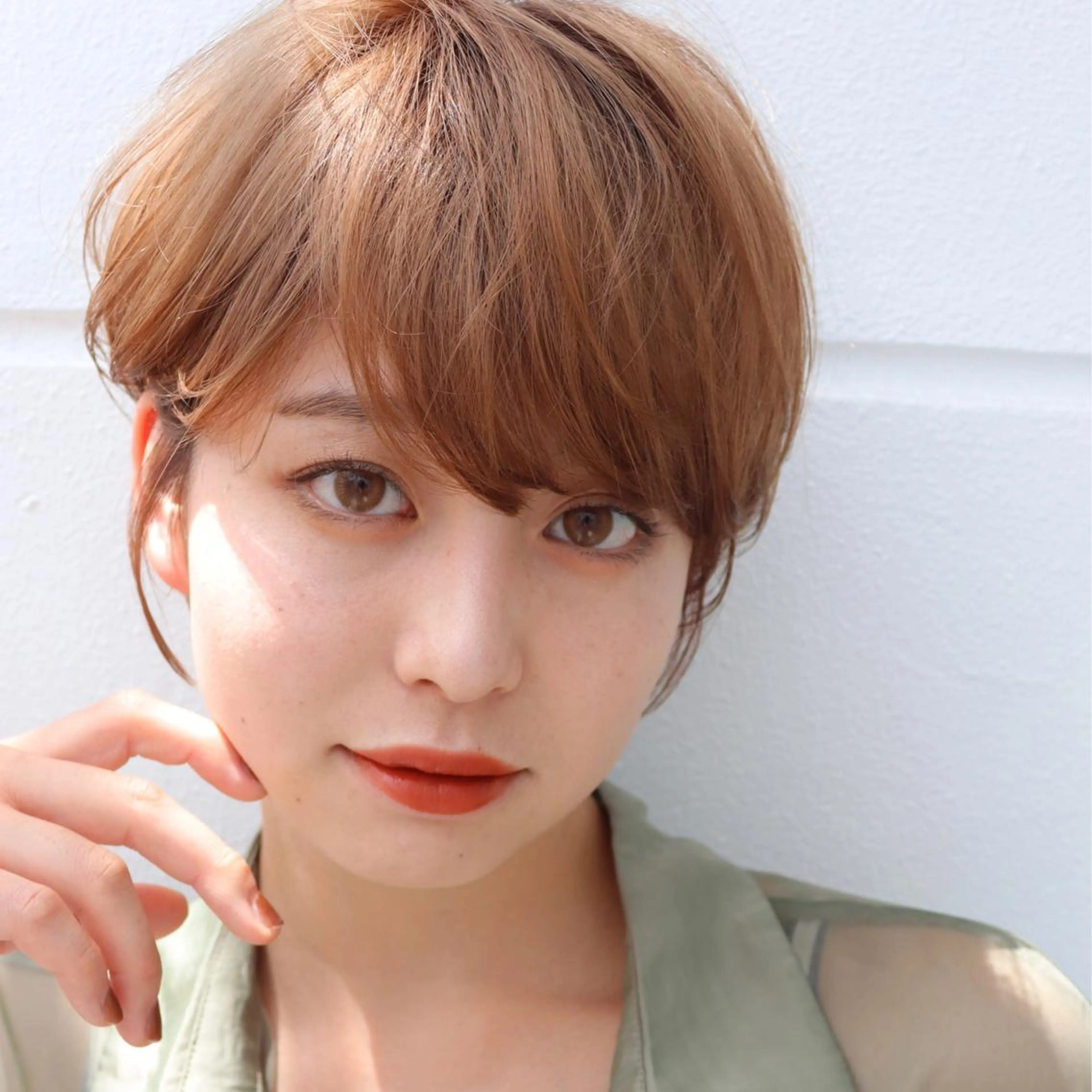 ショート カラー ヘアカラー LucksiMie 銀座店所属・【韓国　レイヤー 髪質改善✨】かずのヘアスタイル